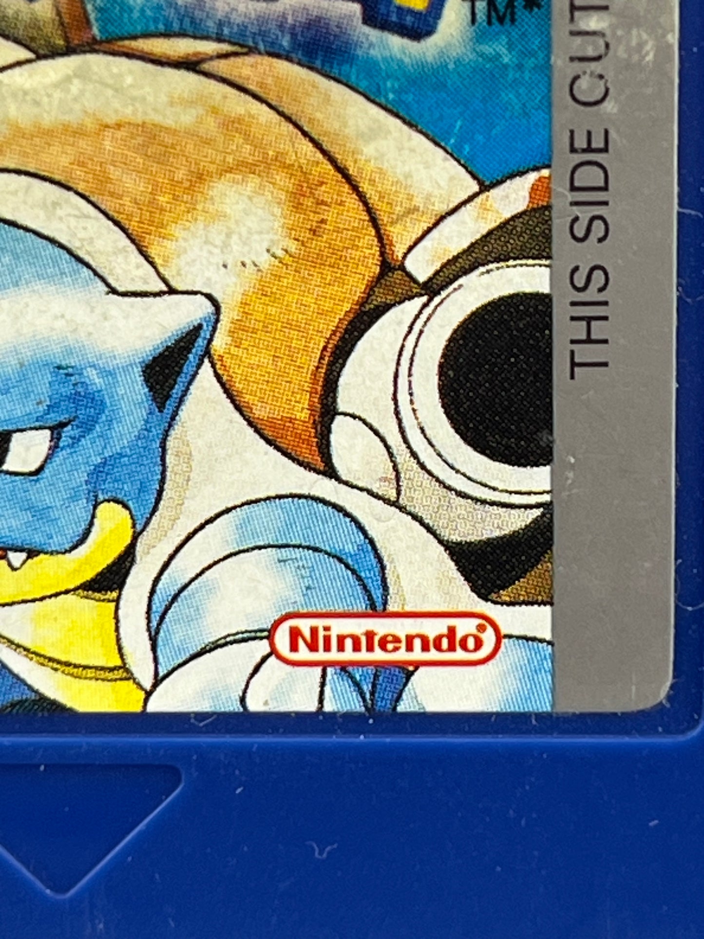 Pokémon Blue GBC Loose First Print