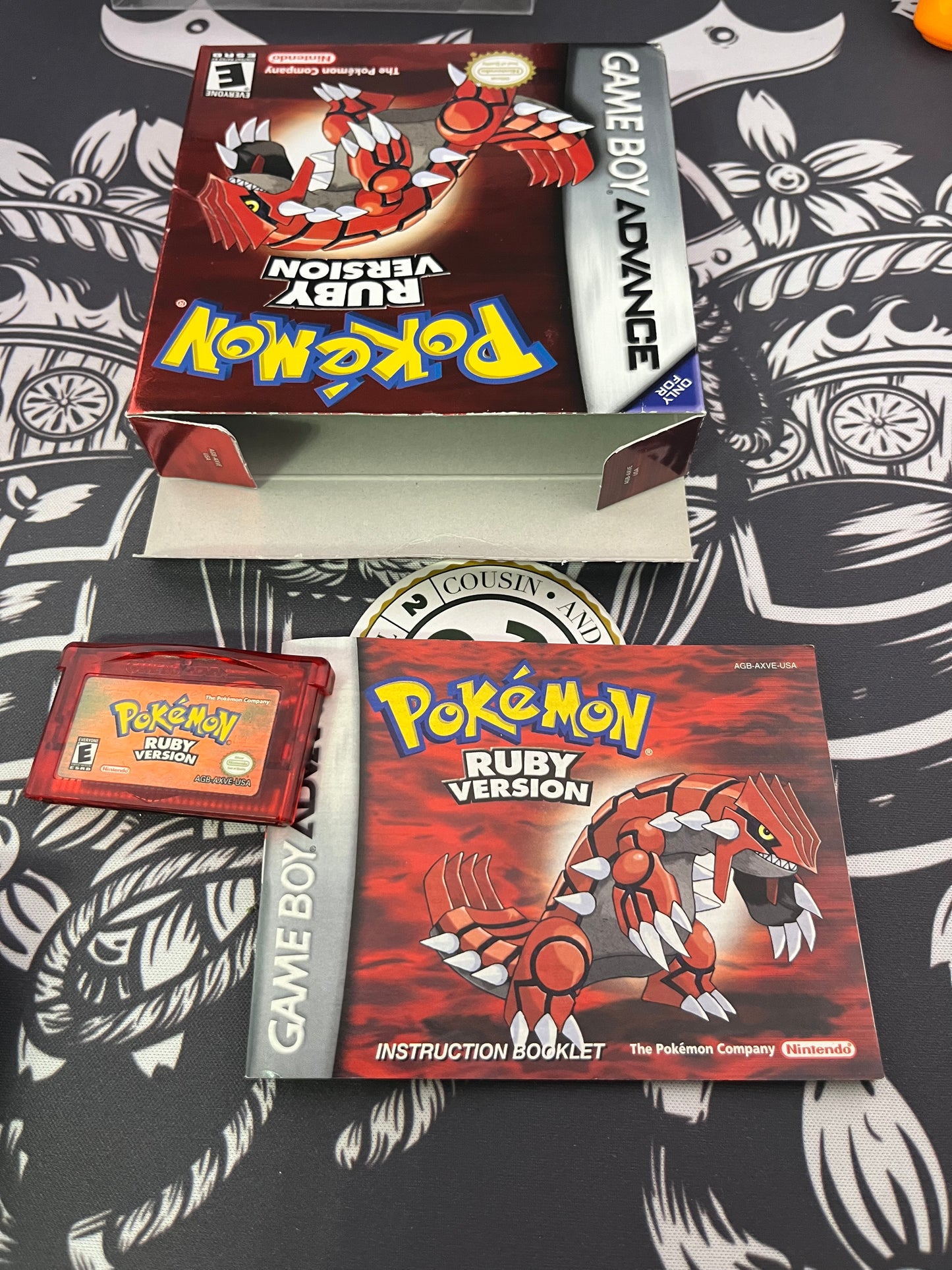 Pokémon Ruby GBA - Box and Manual