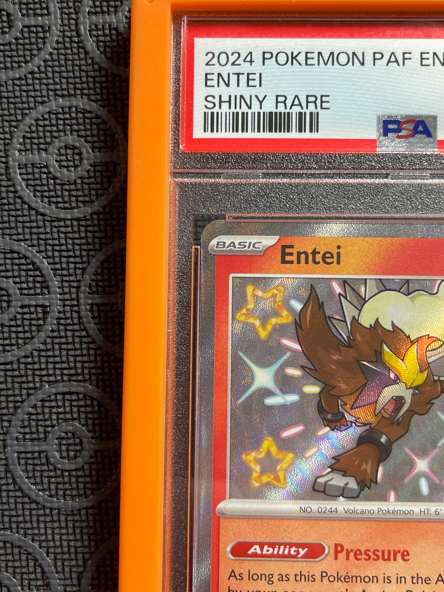 2024 Paldean Fates #112 Entei Shiny Rare PSA 10