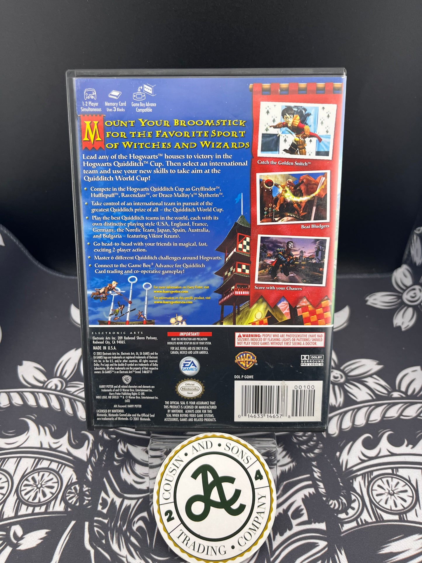 Harry Potter Quidditch World Cup GameCube CIB