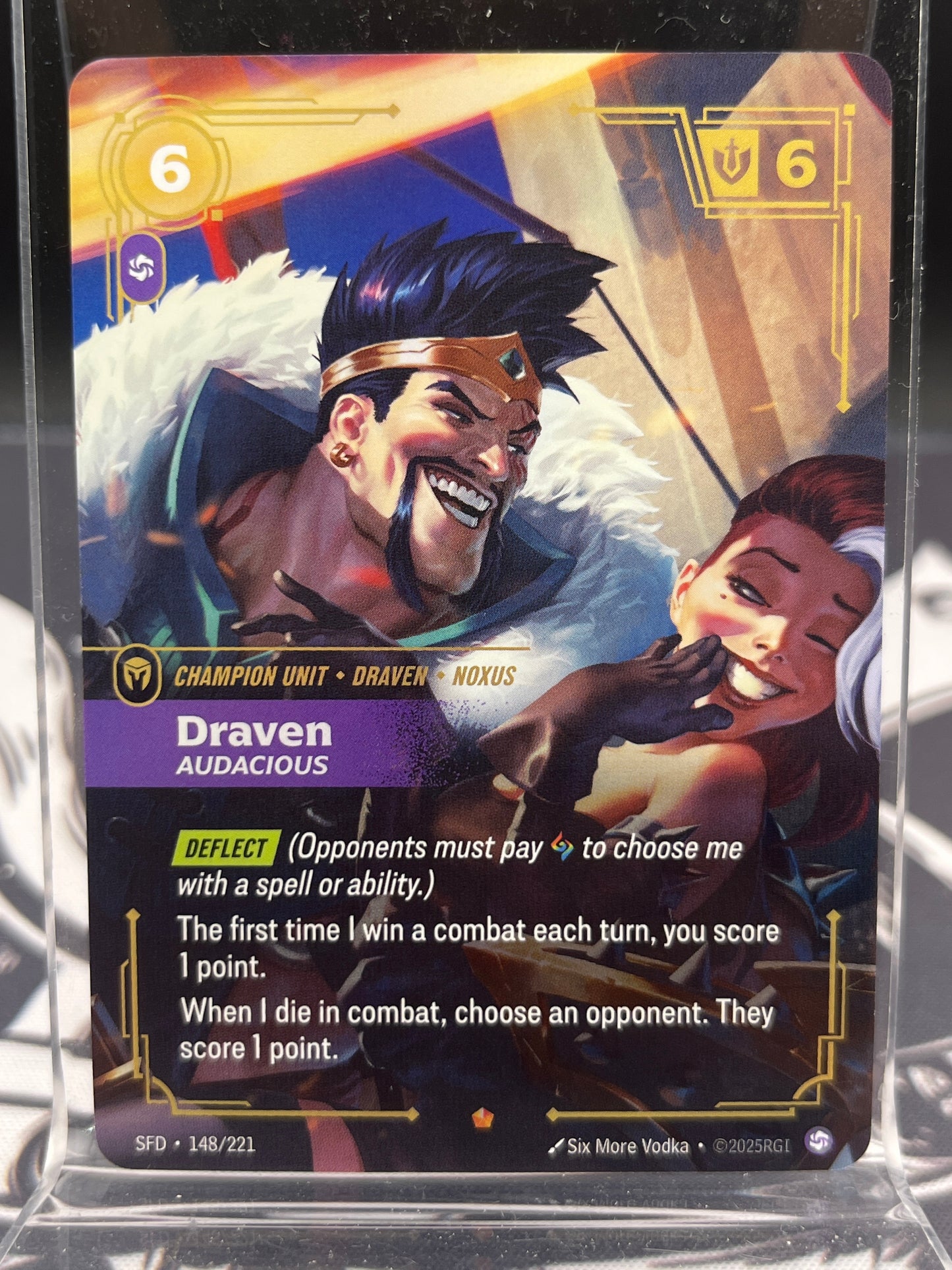 Draven - Audacious SFD 148/221 Epic Spiritforged Riftbound ENG NM