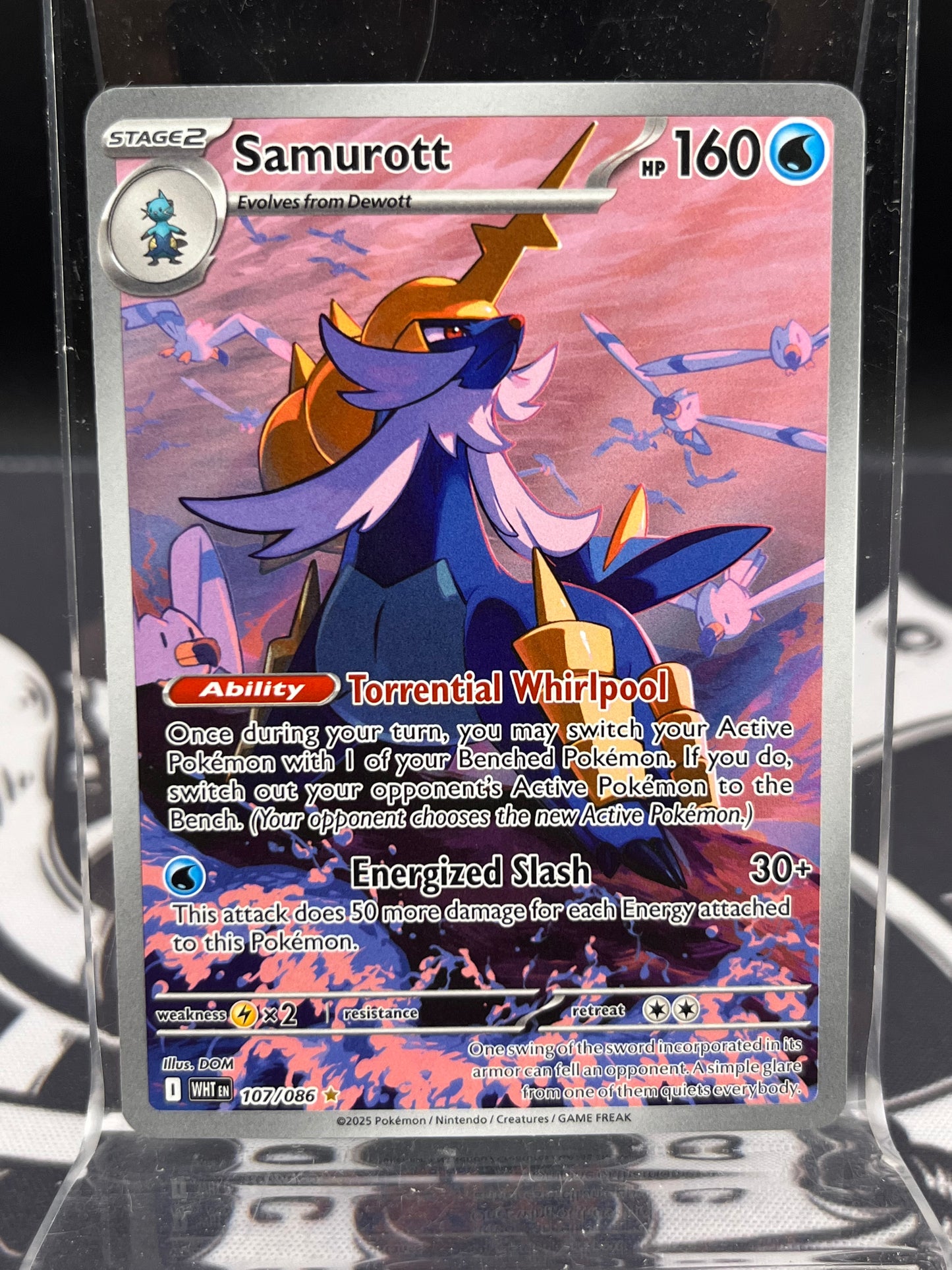 Samurott 107/086 Illustration Rare Near Mint