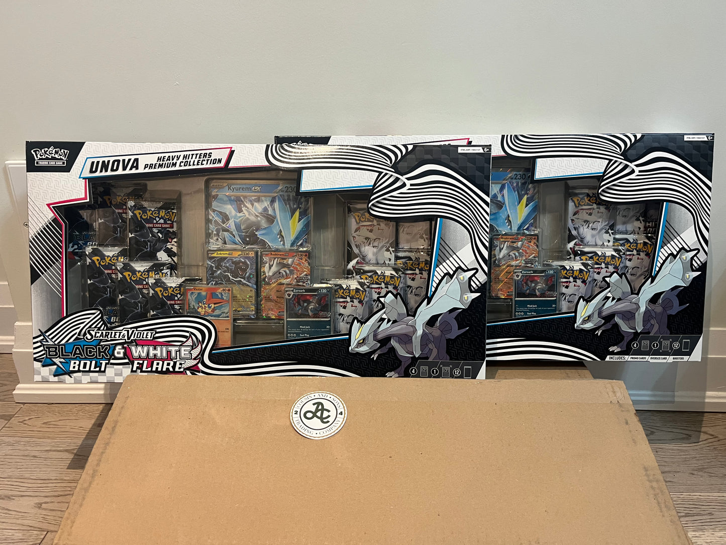 Black Bolt White Flare Heavy Hitters (2 Units) - Factory Sealed BNIB