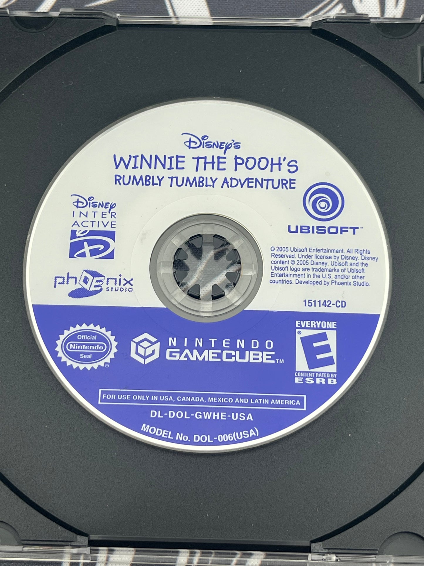 Winnie the Pooh rumbly tumbly adventure GameCube loose