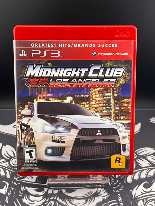 Midnight Club Los Angeles Complete Edition GH PS3 CIB