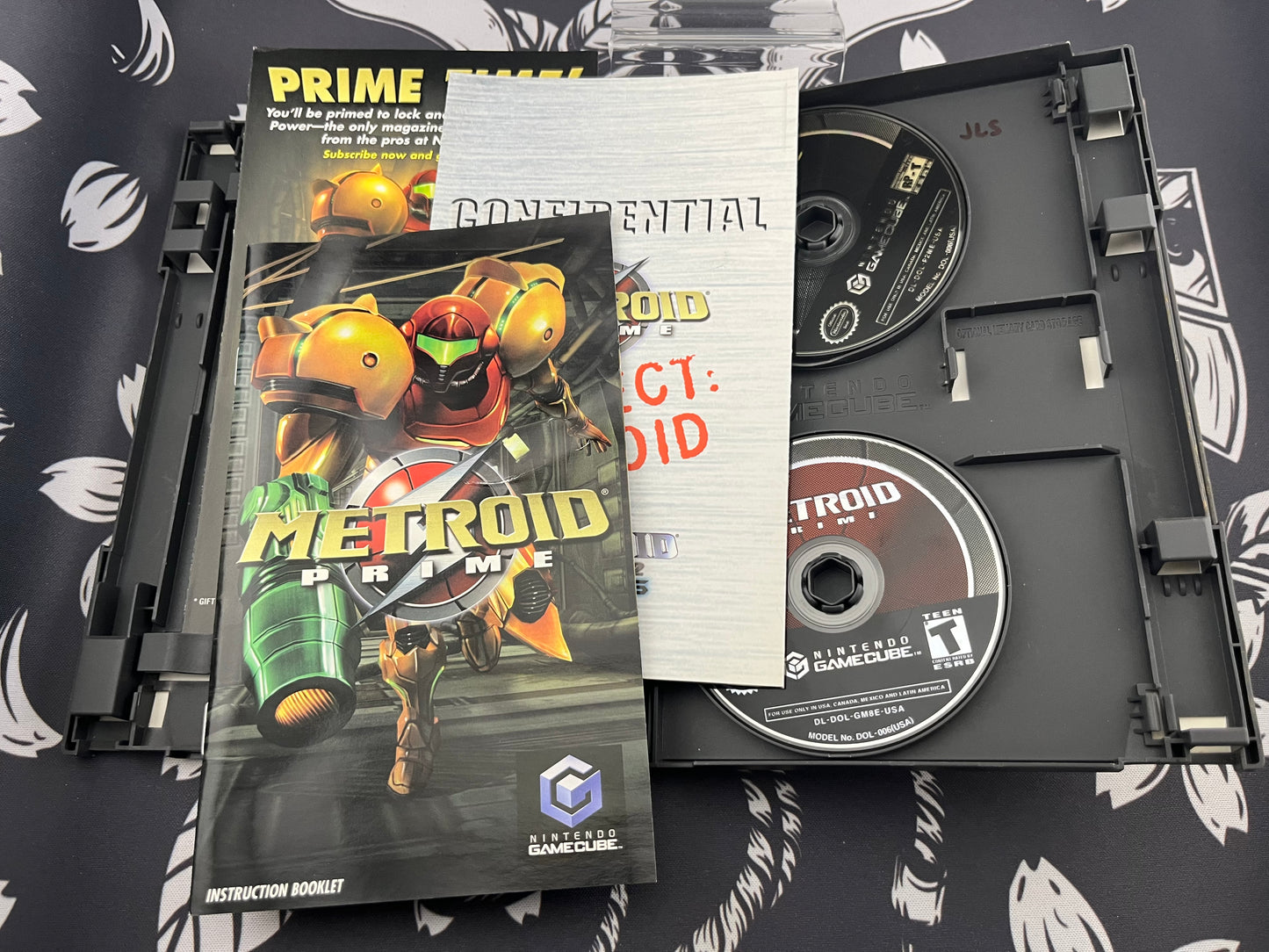 Metroid Prime + Metroid Prime Echoes Bonus disc GameCube GC CIB