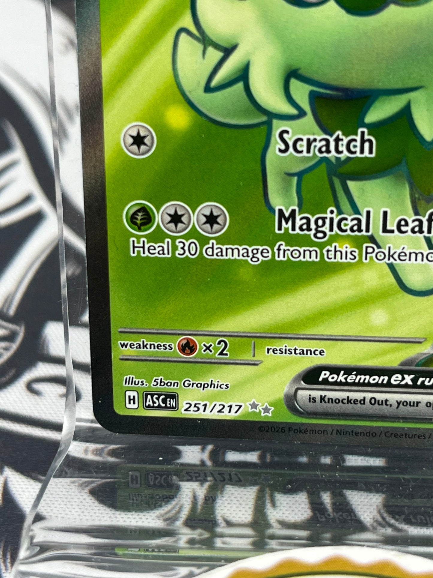 Pokemon TCG Sprigatito EX Full Art 251/217 Ascended Heroes Ultra Rare NM