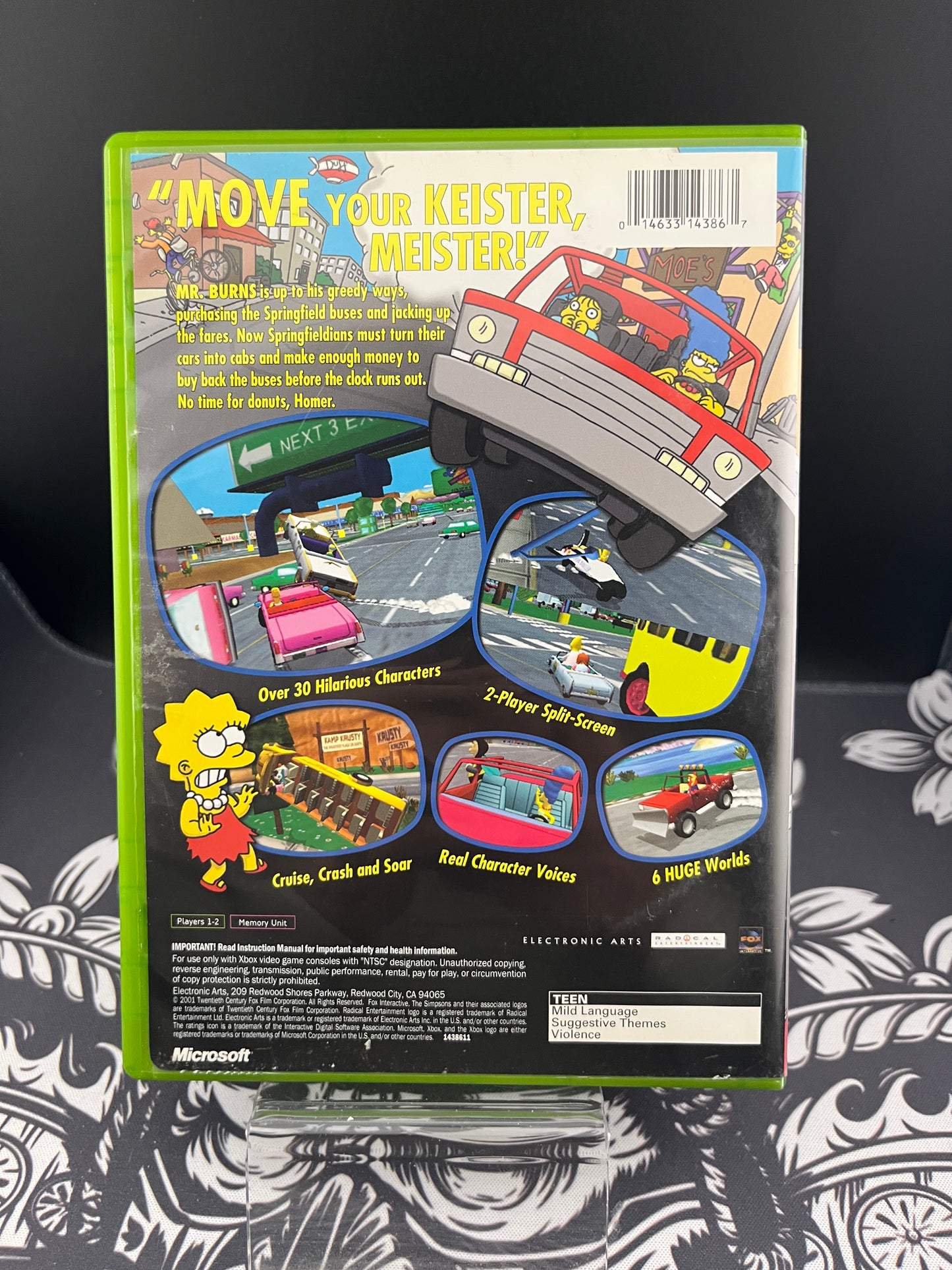 The Simpsons Road Rage  Xbox CIB