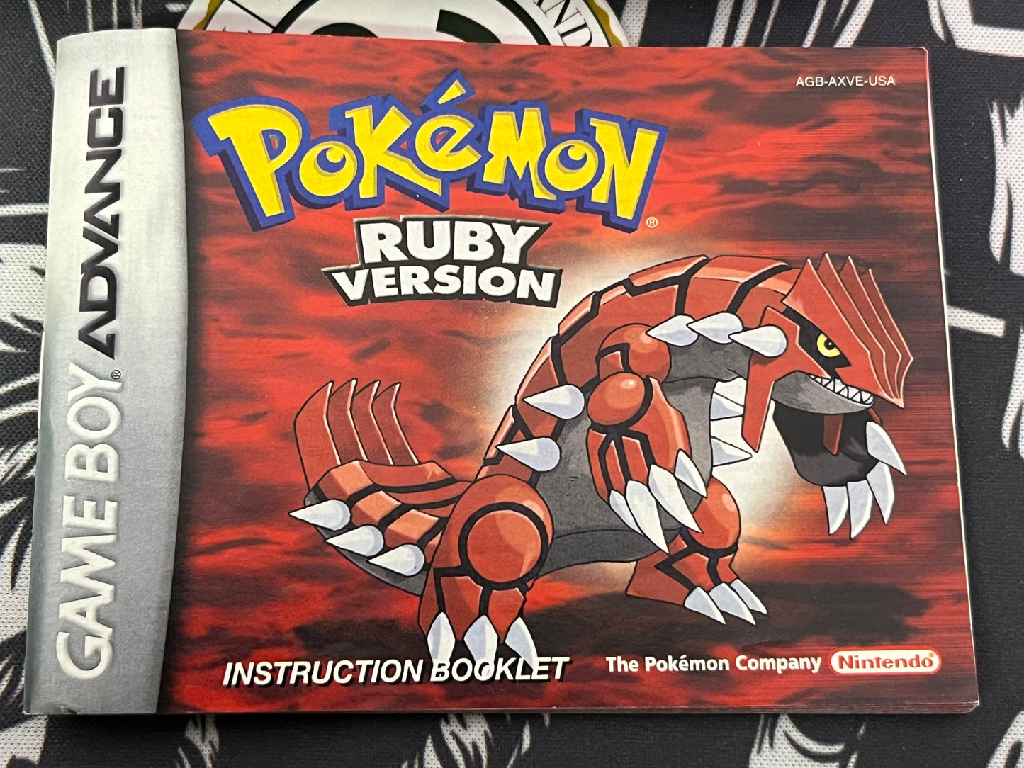 Pokémon Ruby GBA - Box and Manual