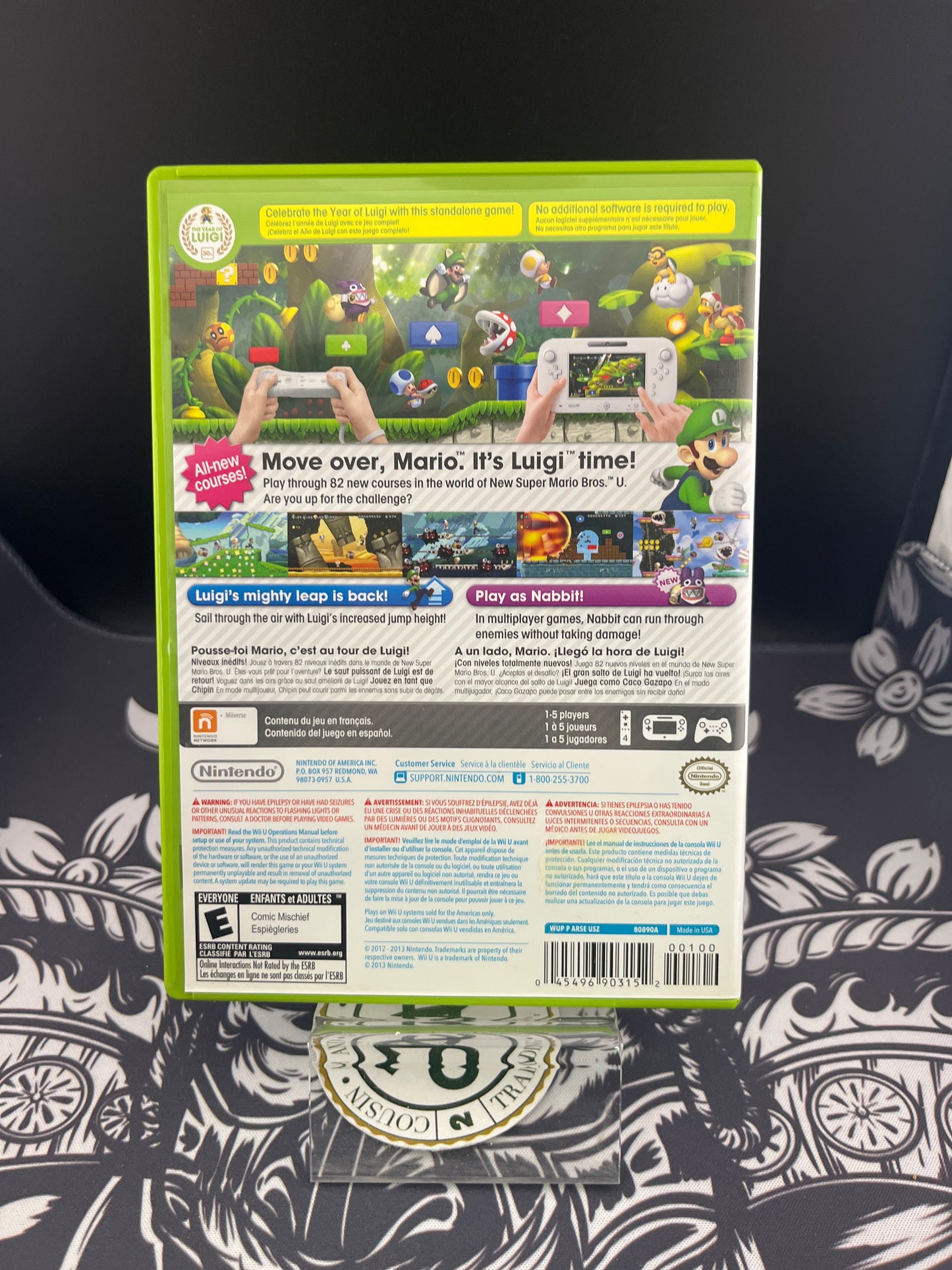 New Luigi U Wii U CIB