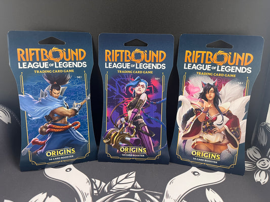 Riftbound 3 Sleeved Booster Pack Complete Art Set