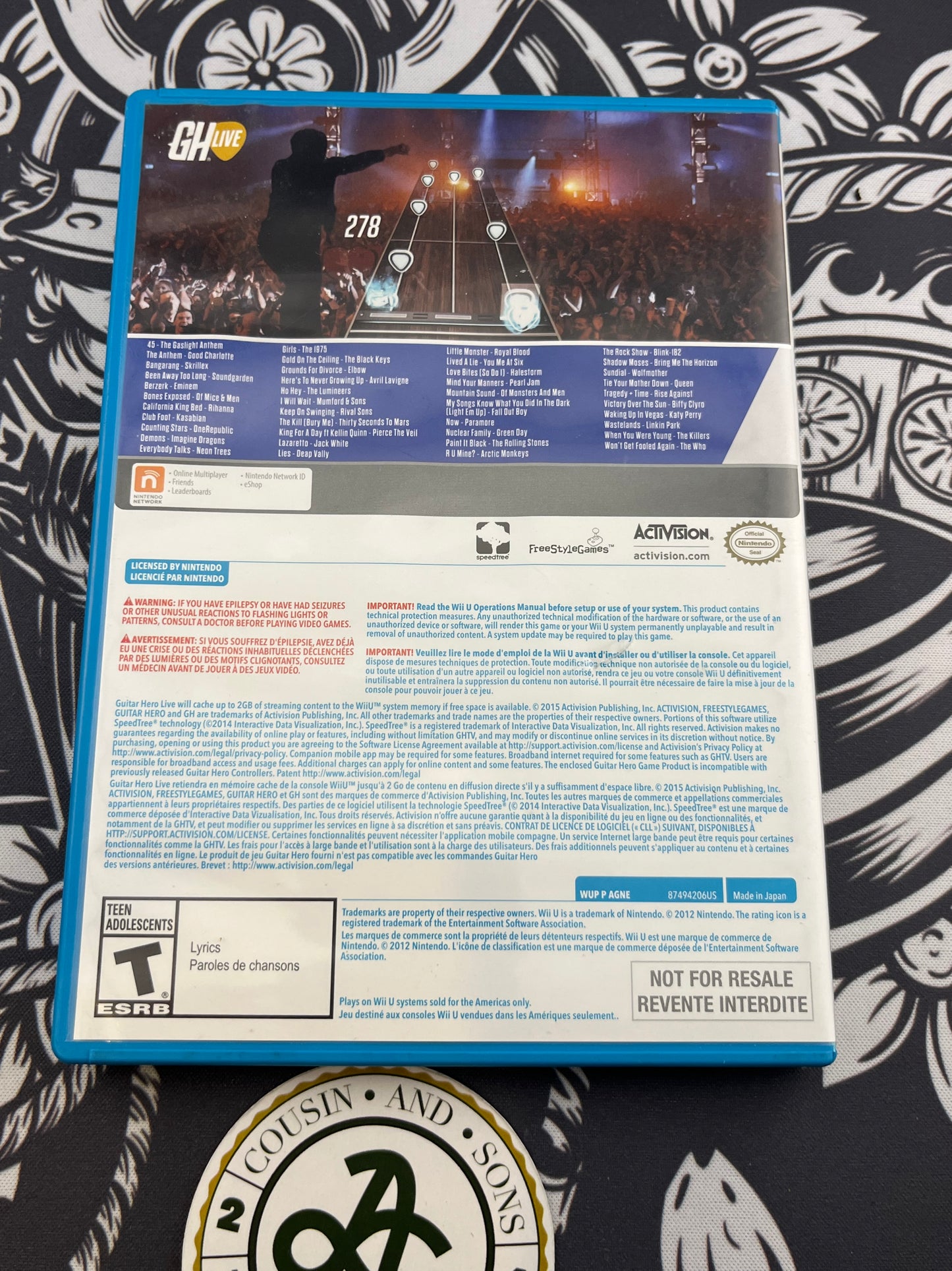 Guitar Hero Live Wii U CIB
