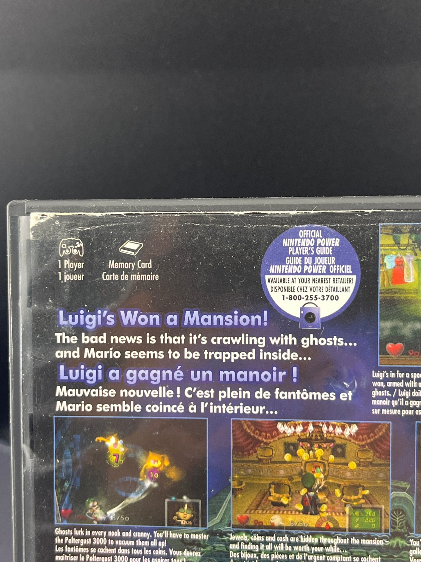 Luigi Mansion GameCube No Manual