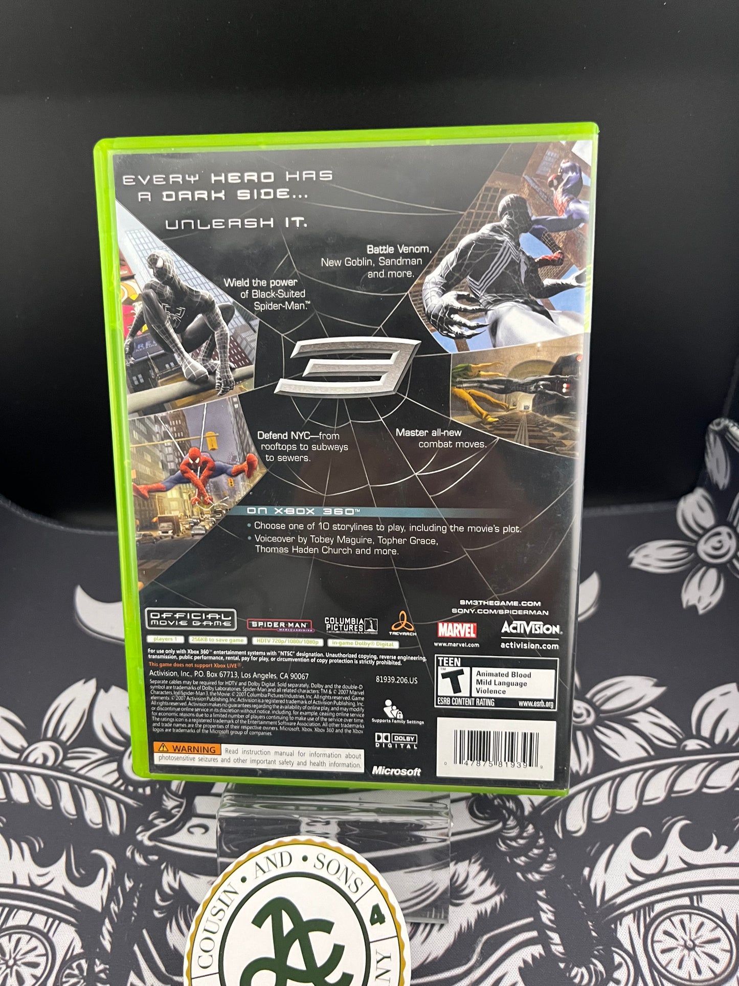 Spiderman 3 Xbox 360 CIB