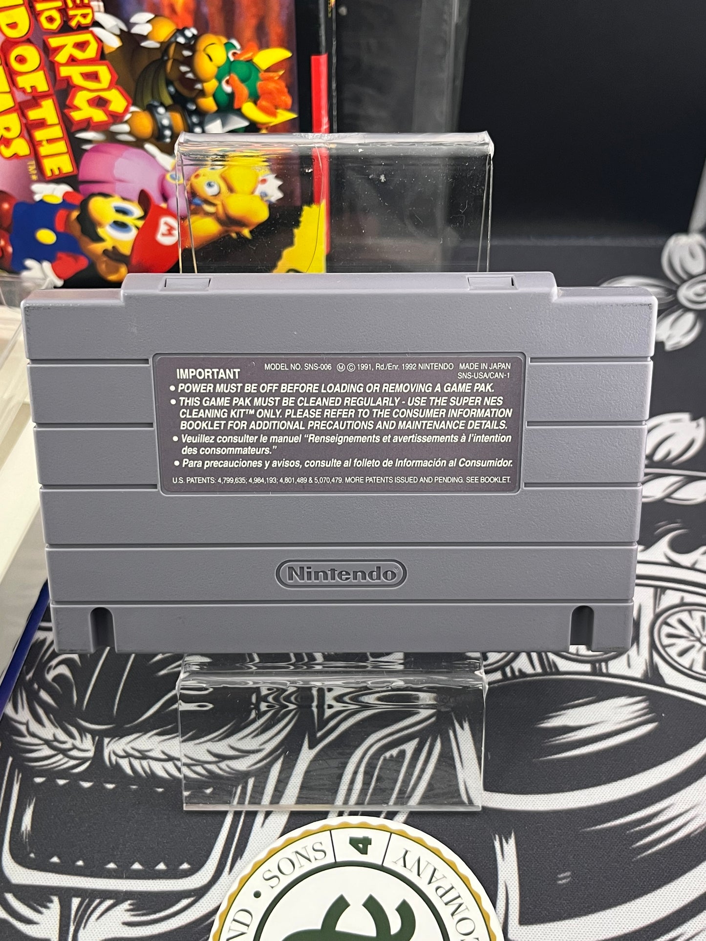 Super Mario RPG Legend of the Seven Stars  SNES CIB
