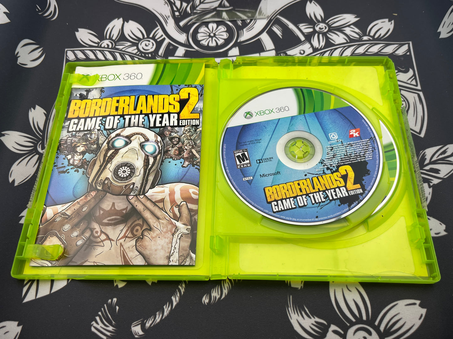 Borderlands 2 GOTY Xbox 360 CIB waterdamge cover
