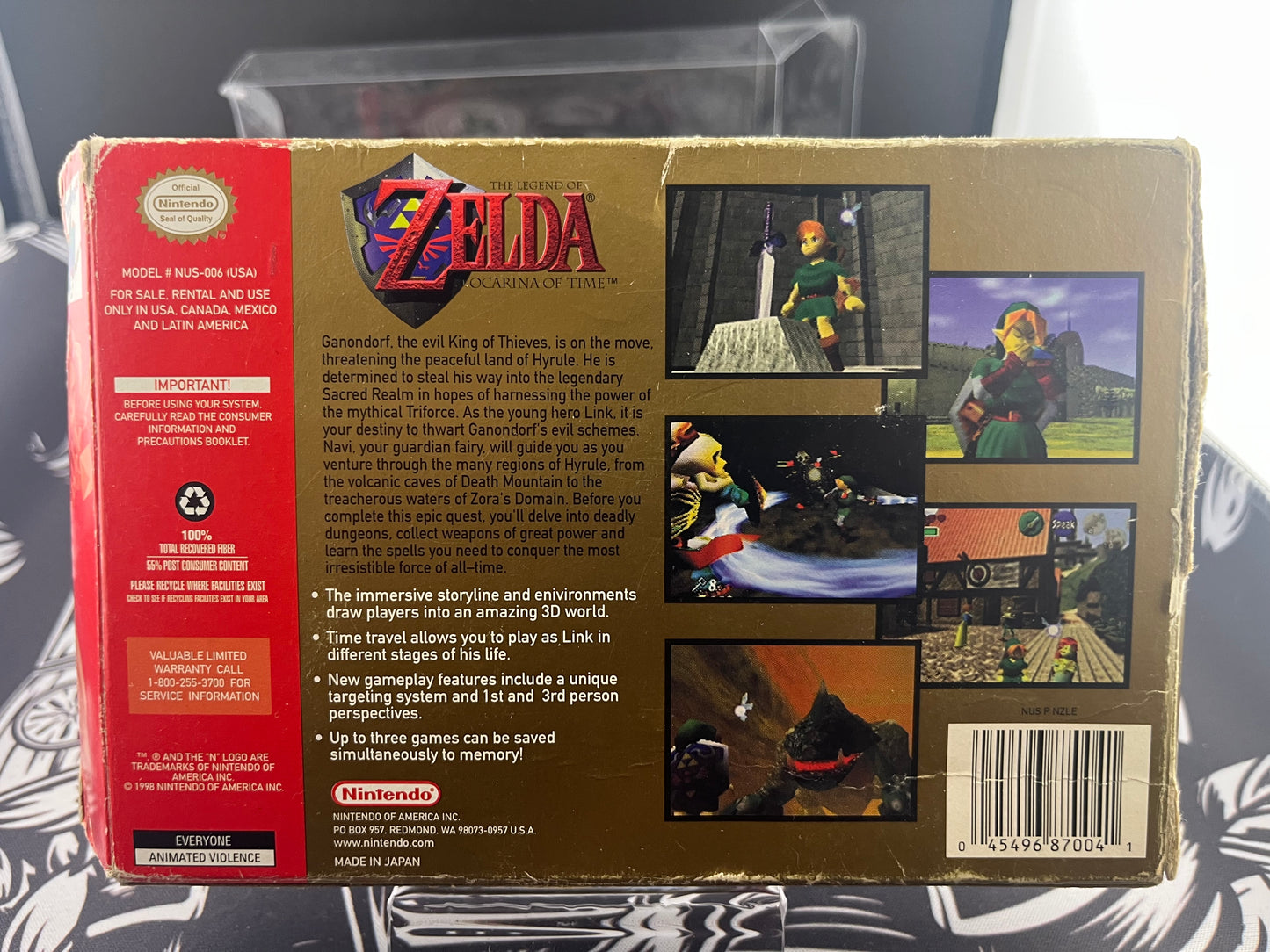 Zelda Ocarina of Time N64 CIB