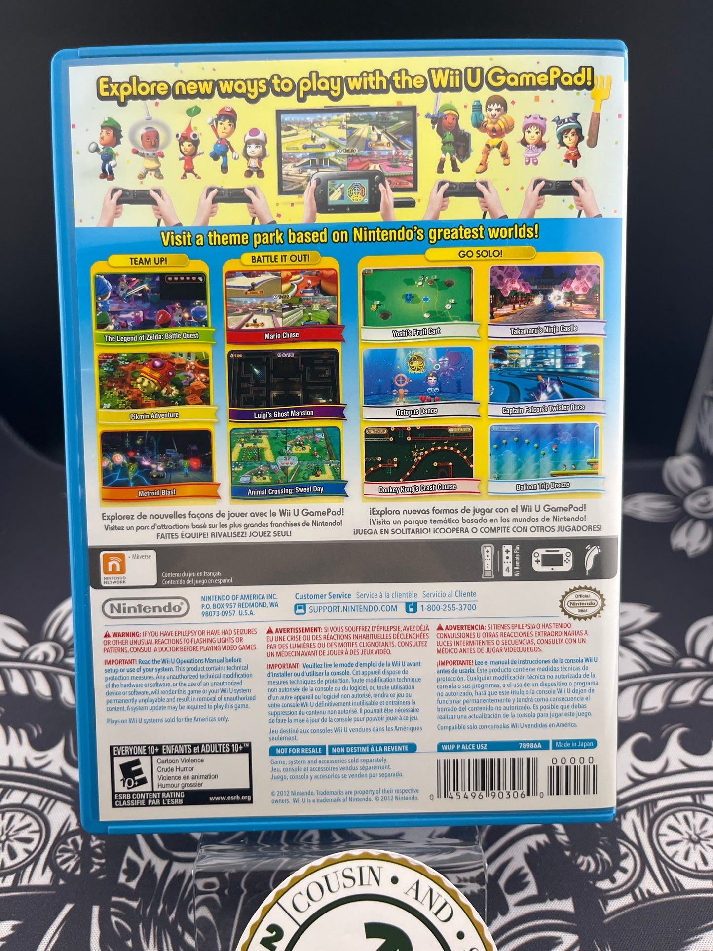 Nintendo Land Wii U CIB (Charity)