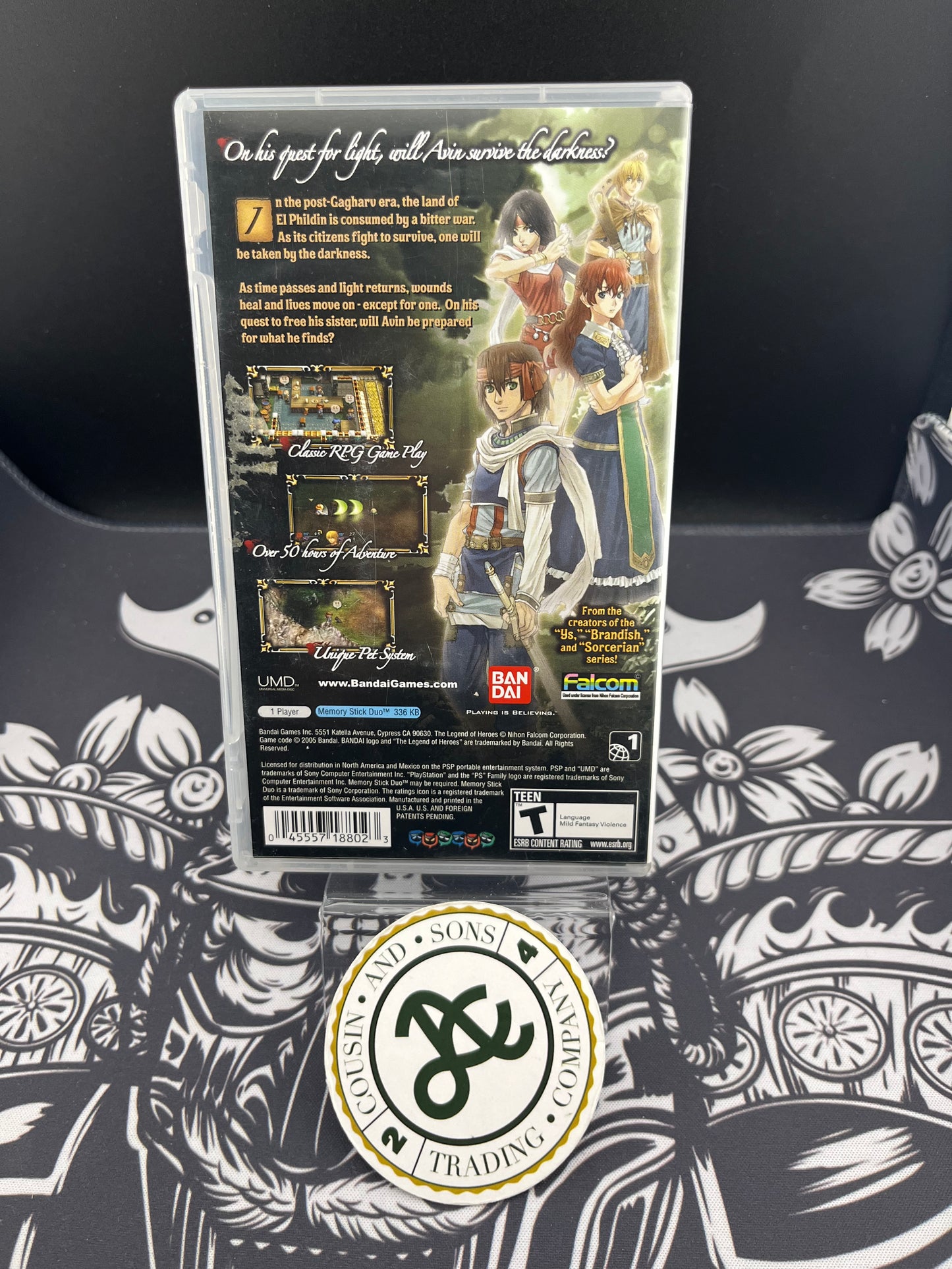 The Legend of Heroes A Tear of Vermillion PSP CIB