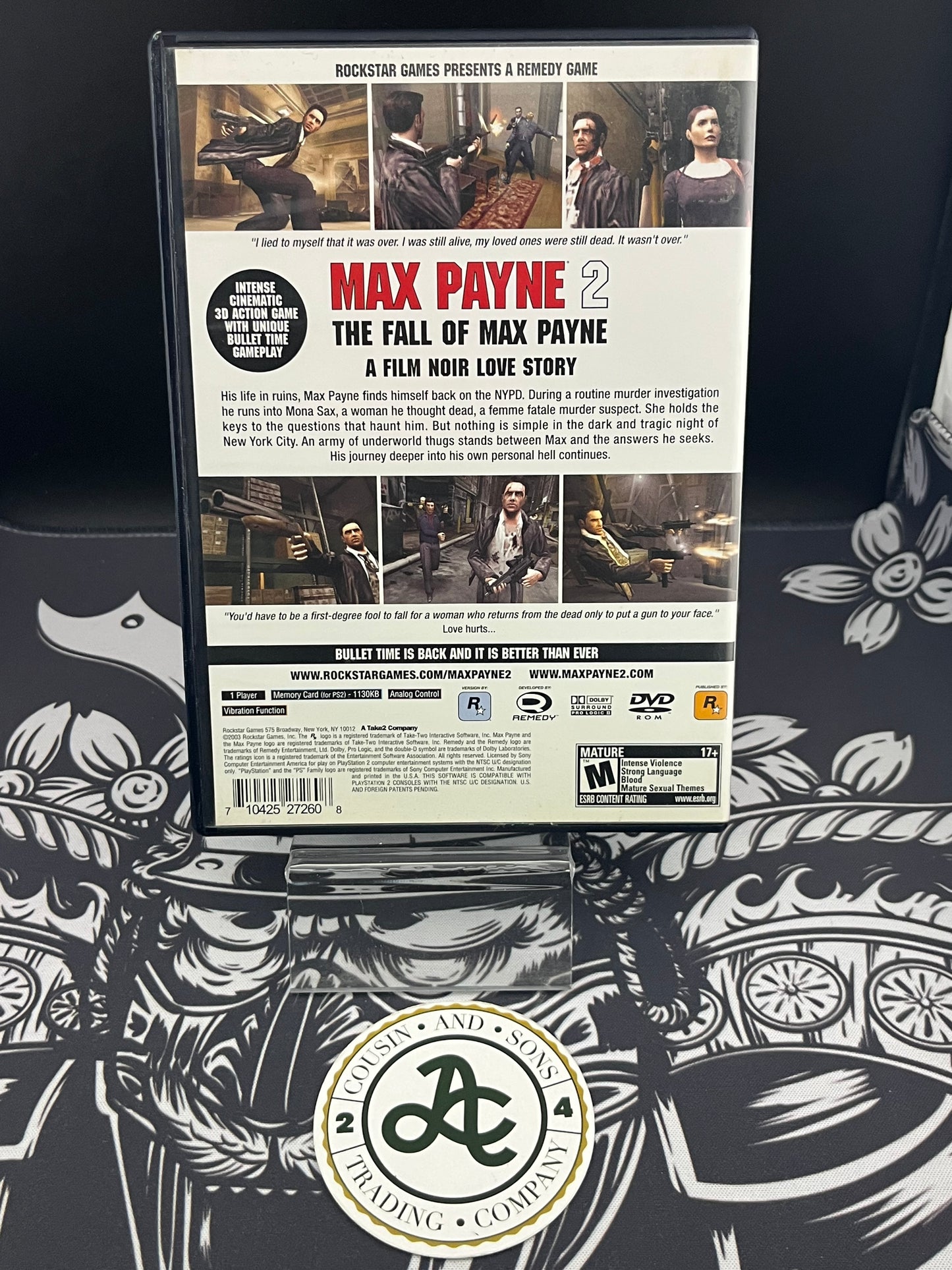 Max Payne 2 The Fall of Max Payne PS2 CIB