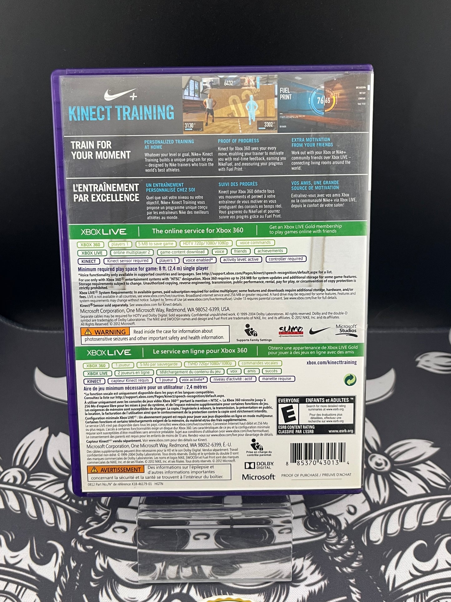 Kinect Training Xbox 360 CIB