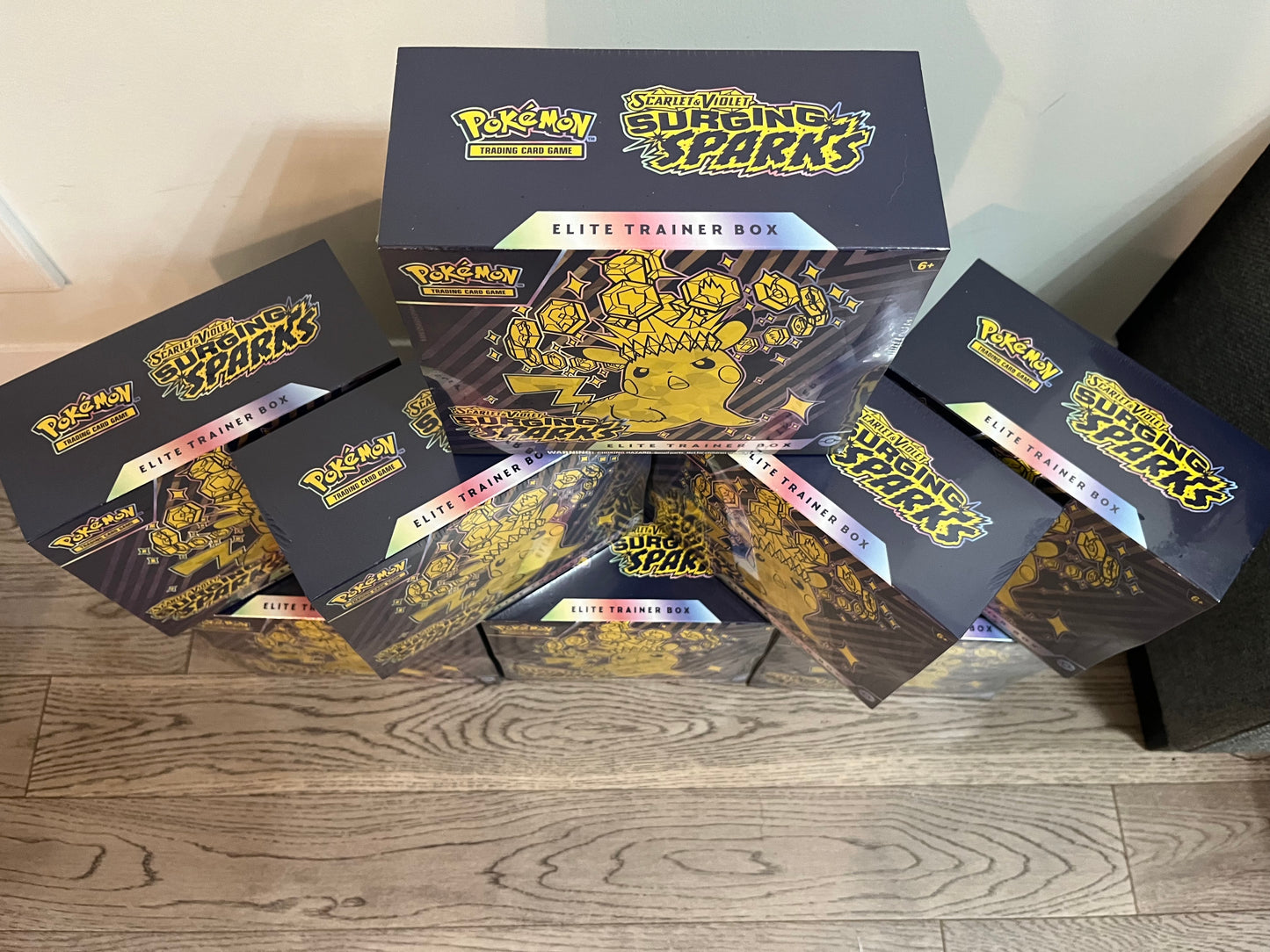 Surging Sparks Elite Trainer Box Case of 8