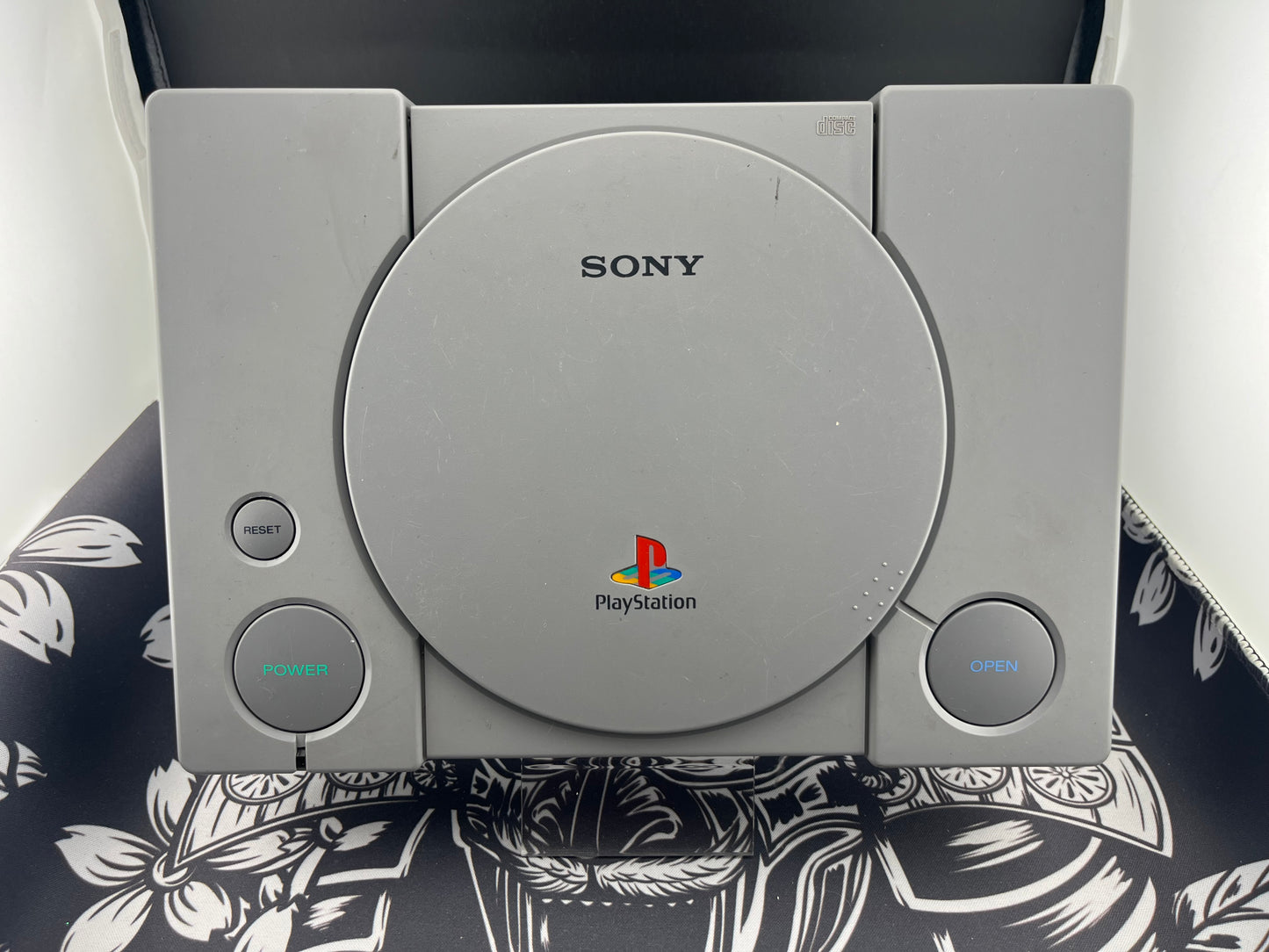 Sony PlayStation PS1 Original Console Grey 2 controllers + Cords SCPH-9001