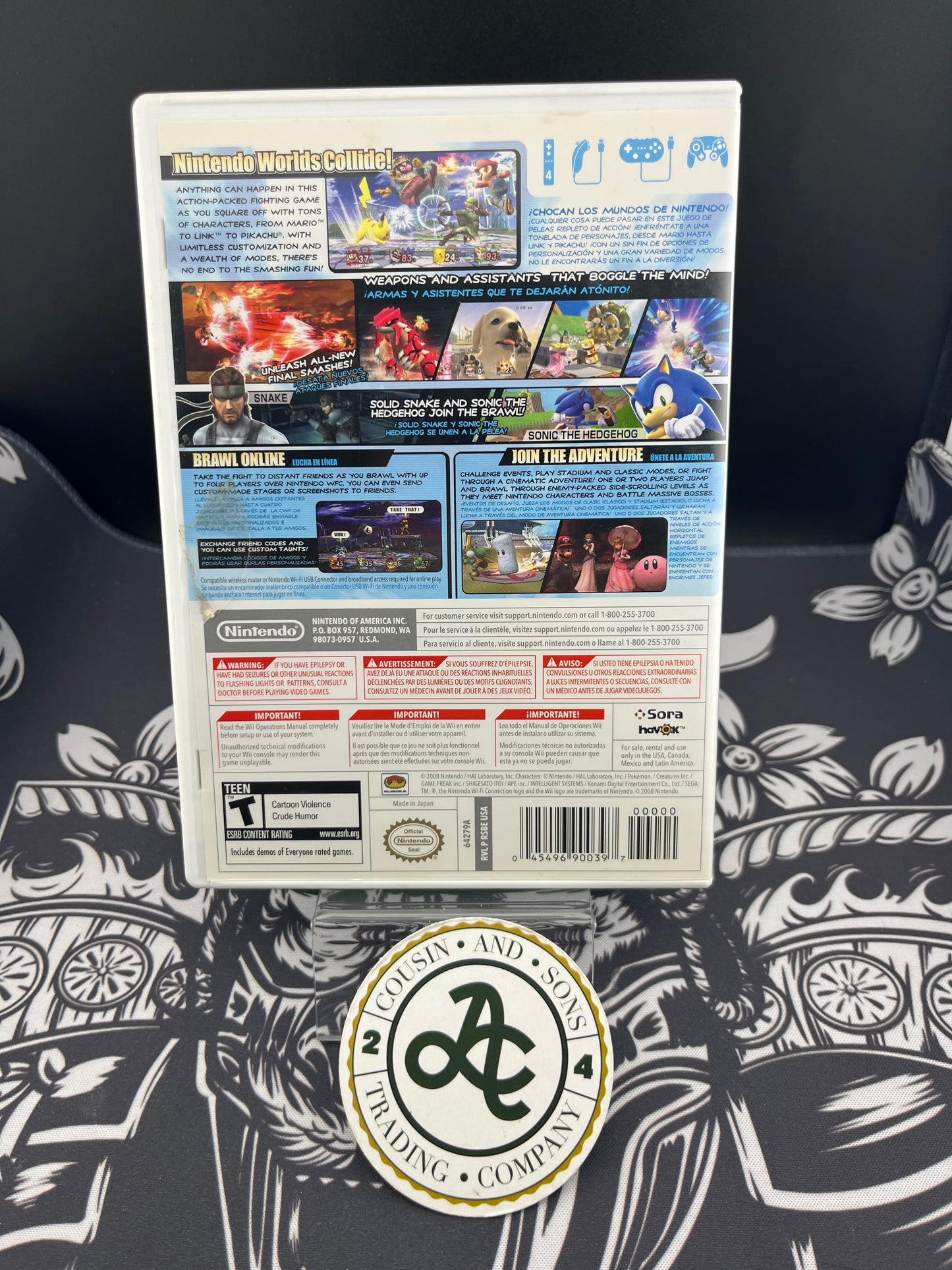 Super Smash Bros Brawl Wii CIB