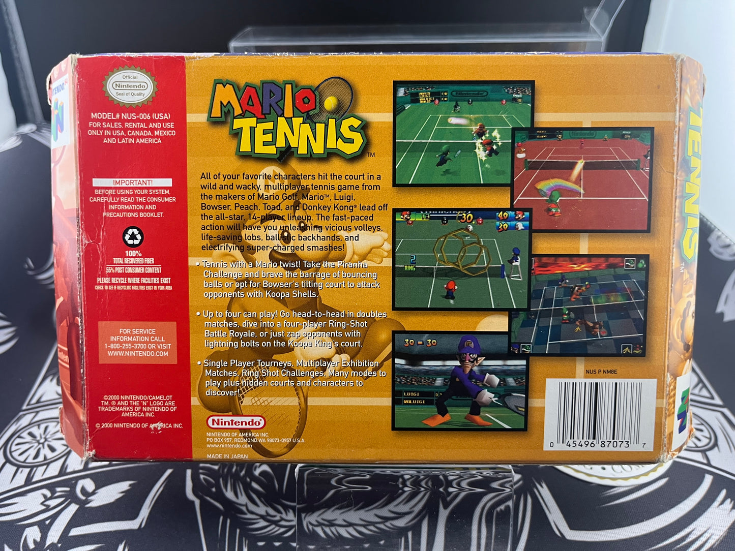 Mario Tennis N64 CIB