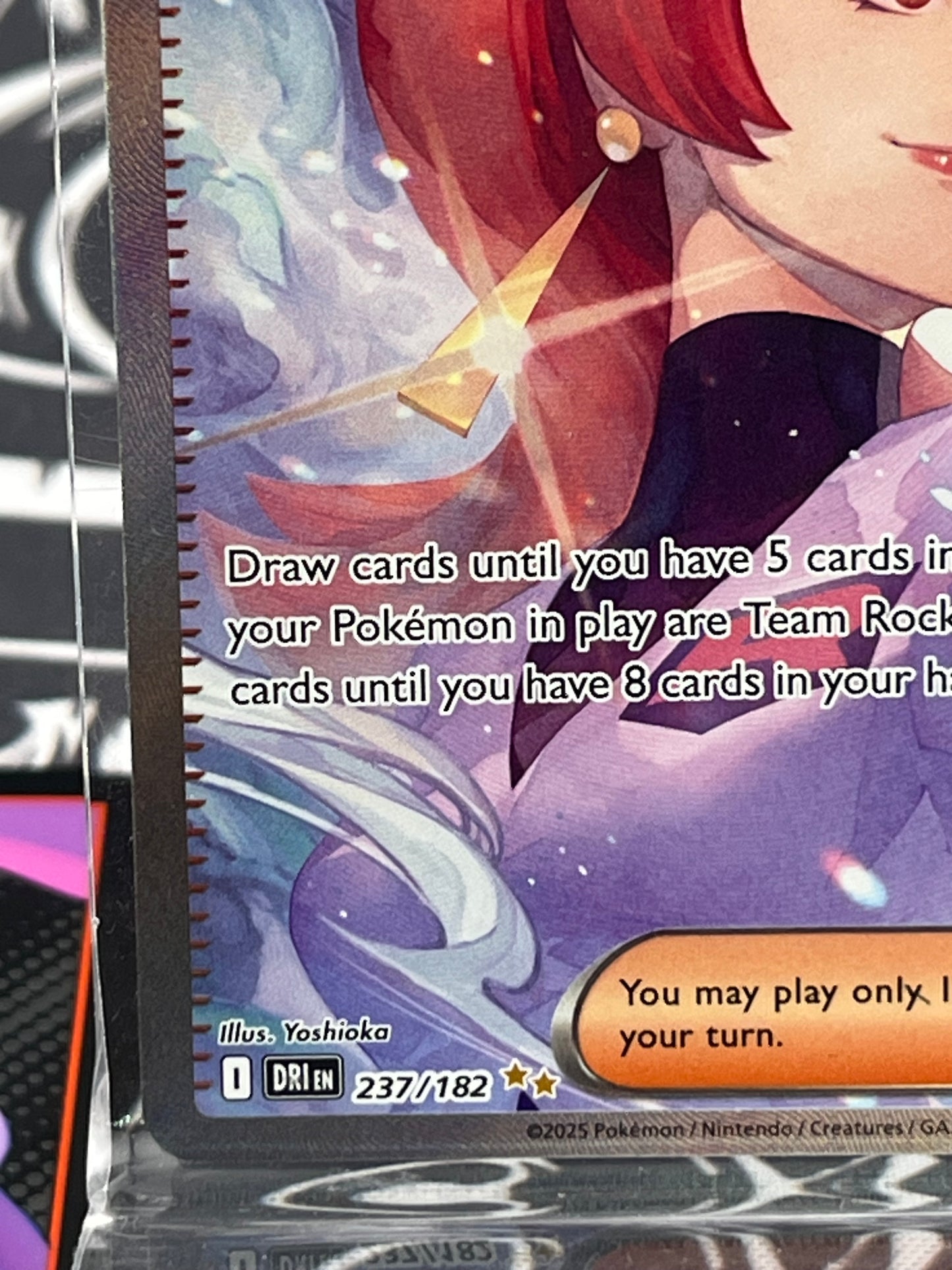 Team Rockets Ariana 237/182 SPECIAL ILLUSTRATION RARE Pokémon Destined Rivals NM