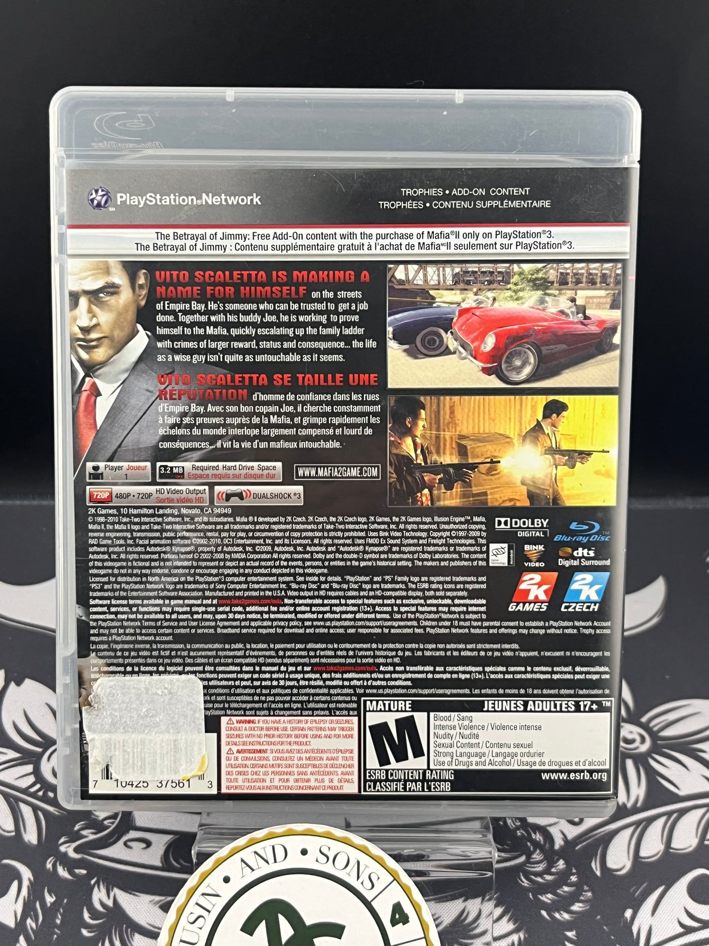 Mafia 2 PS3 CIB