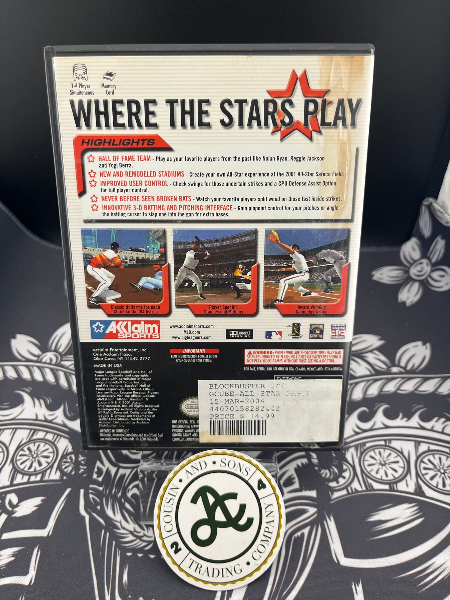All Star Baseball 2002 Gamecube CIB