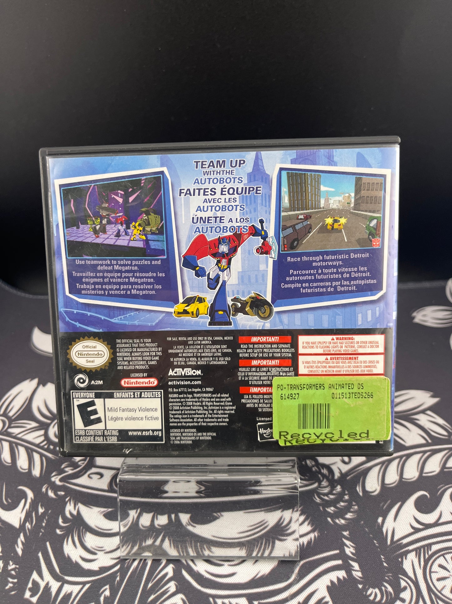 Transformers Animated The Game DS CIB