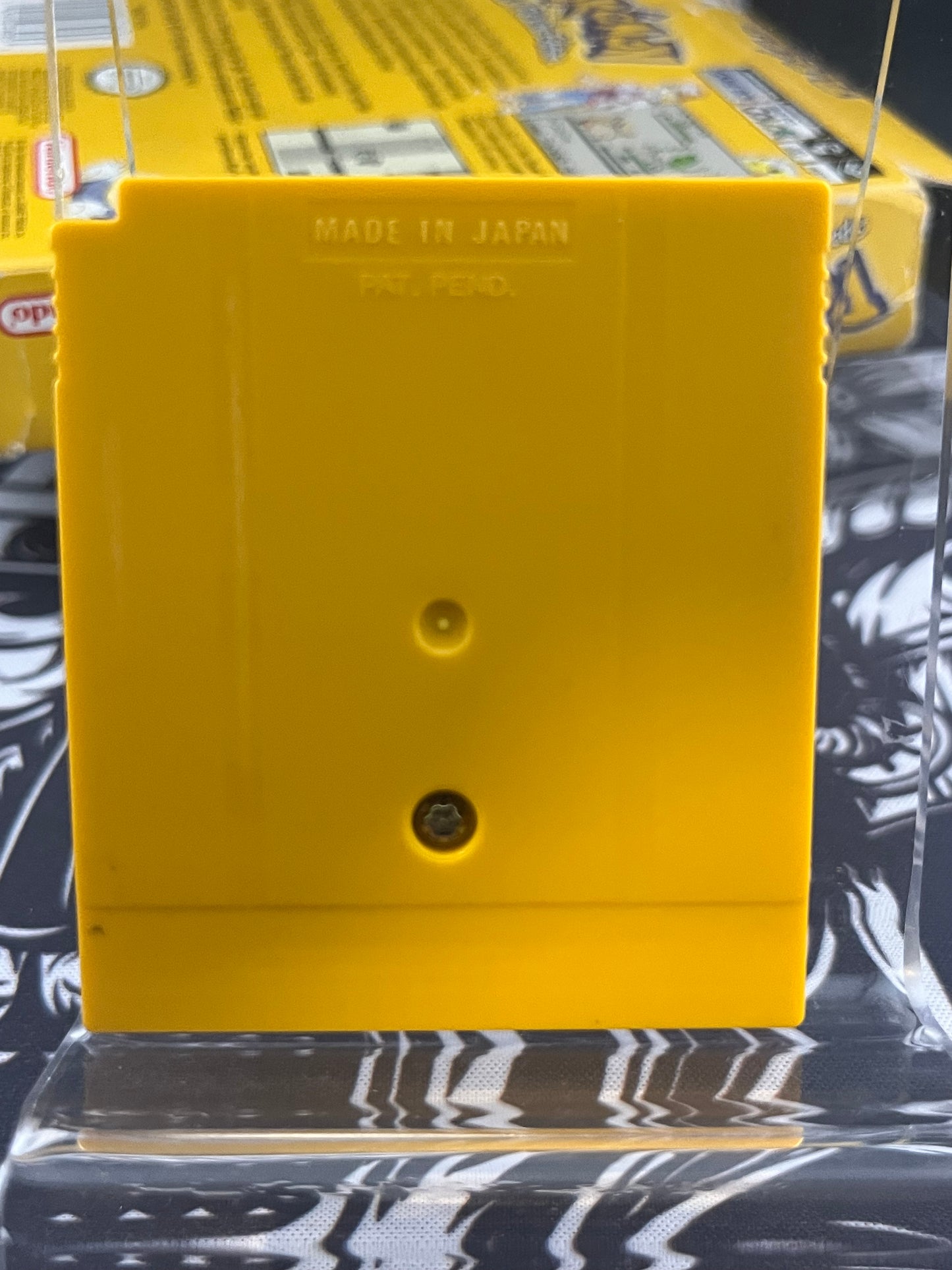 Pokémon Yellow Second Print Game and Box