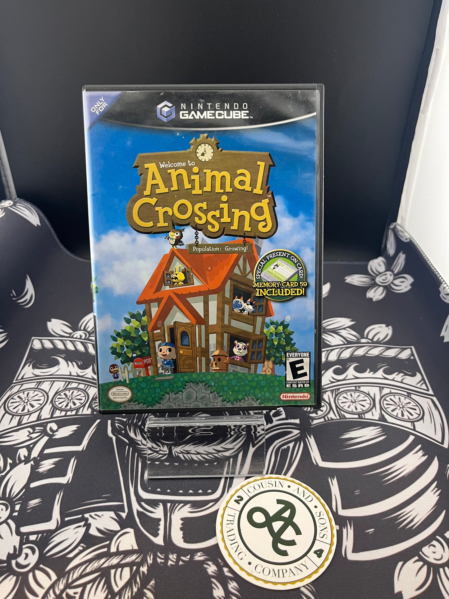 Animal Crossing GameCube black label  CIB