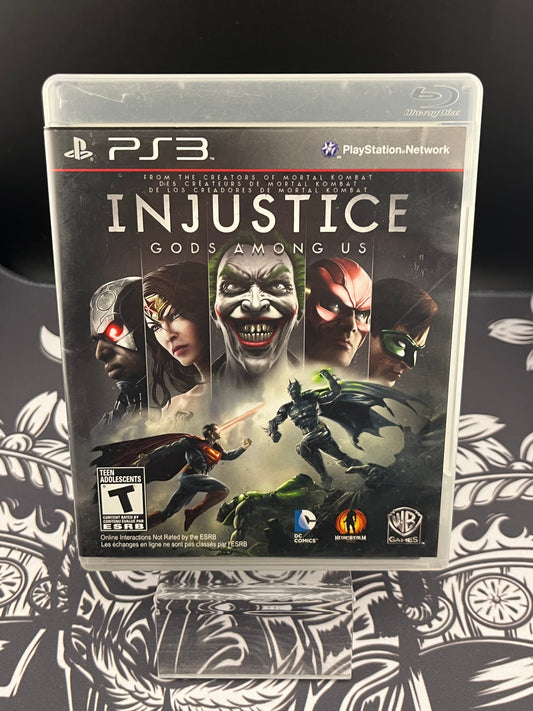 Injustice PS3 Gods Among Us CIB