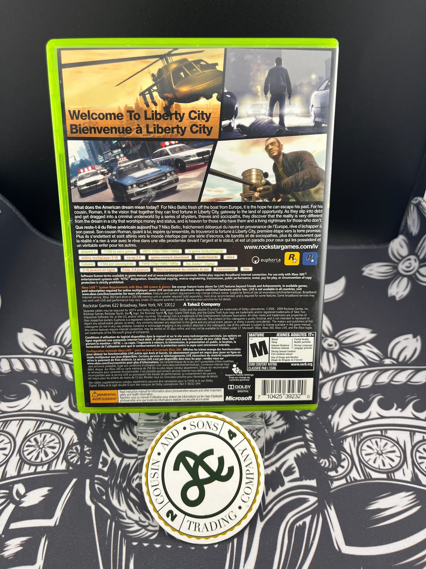 Grand Theft Auto IV GTA 4 PH Xbox 360 No Map