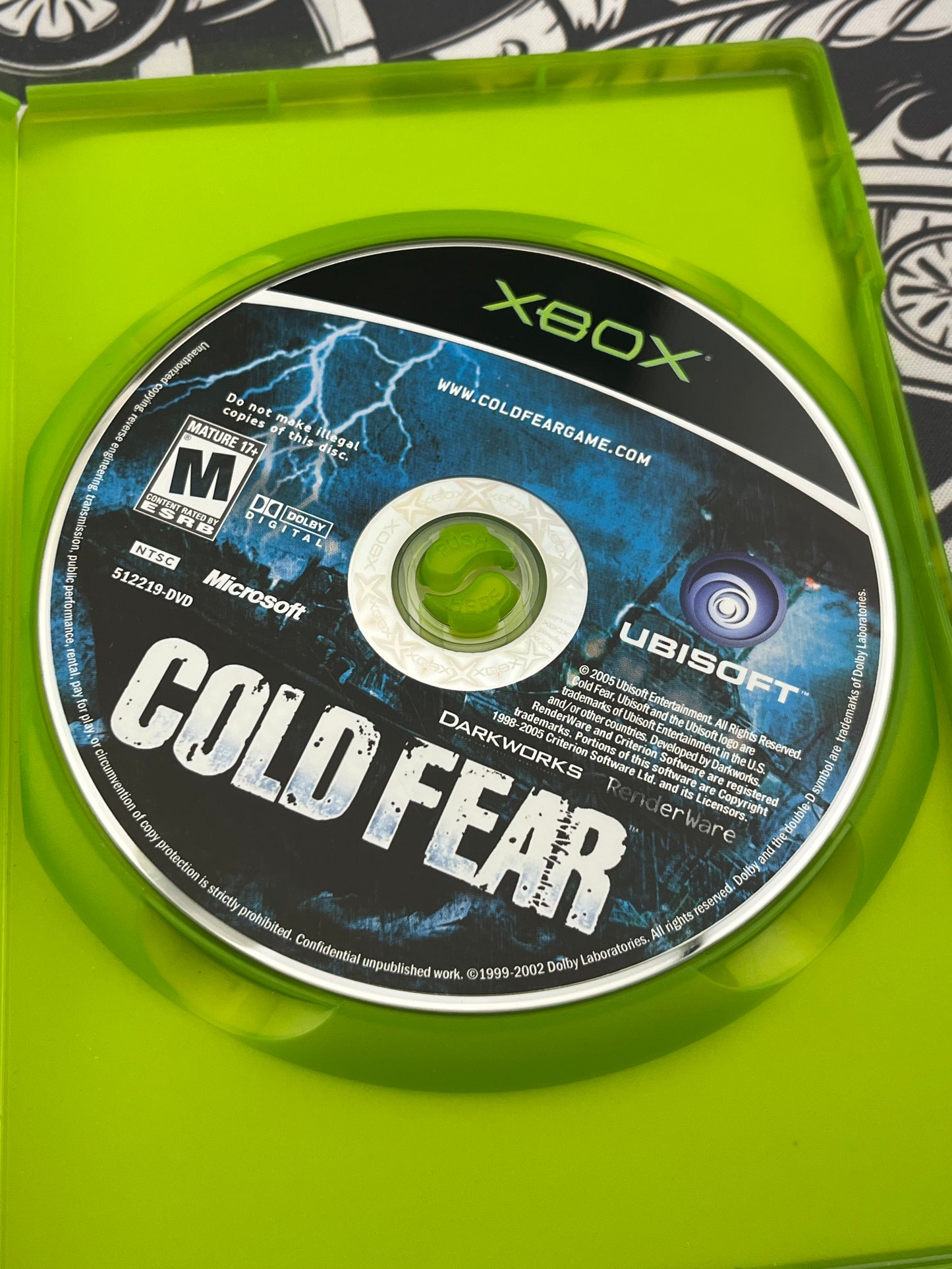 Cold Fear Xbox No Manual