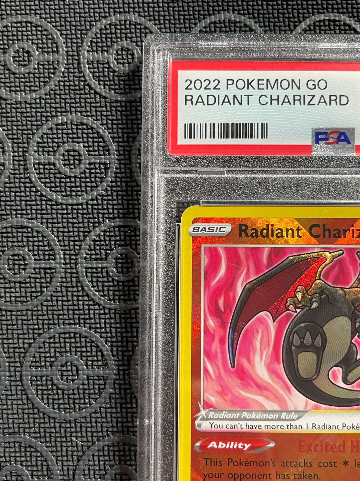 2022 Pokémon Go Radiant 011 Charizard PSA 10