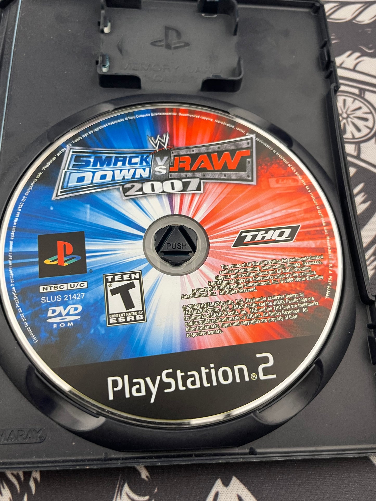Smackdown Vs Raw 2007 CIB PS2