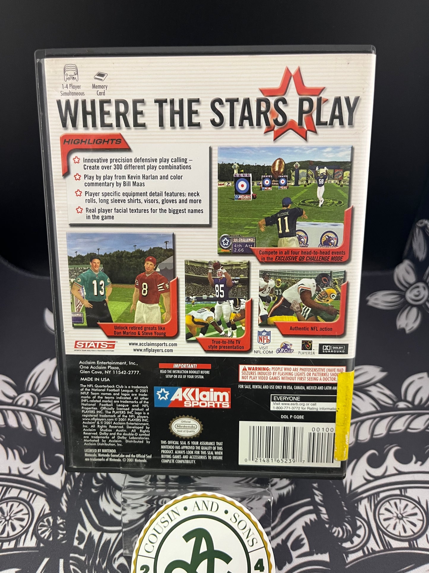 NFL QB Club 2002 GameCube CIB