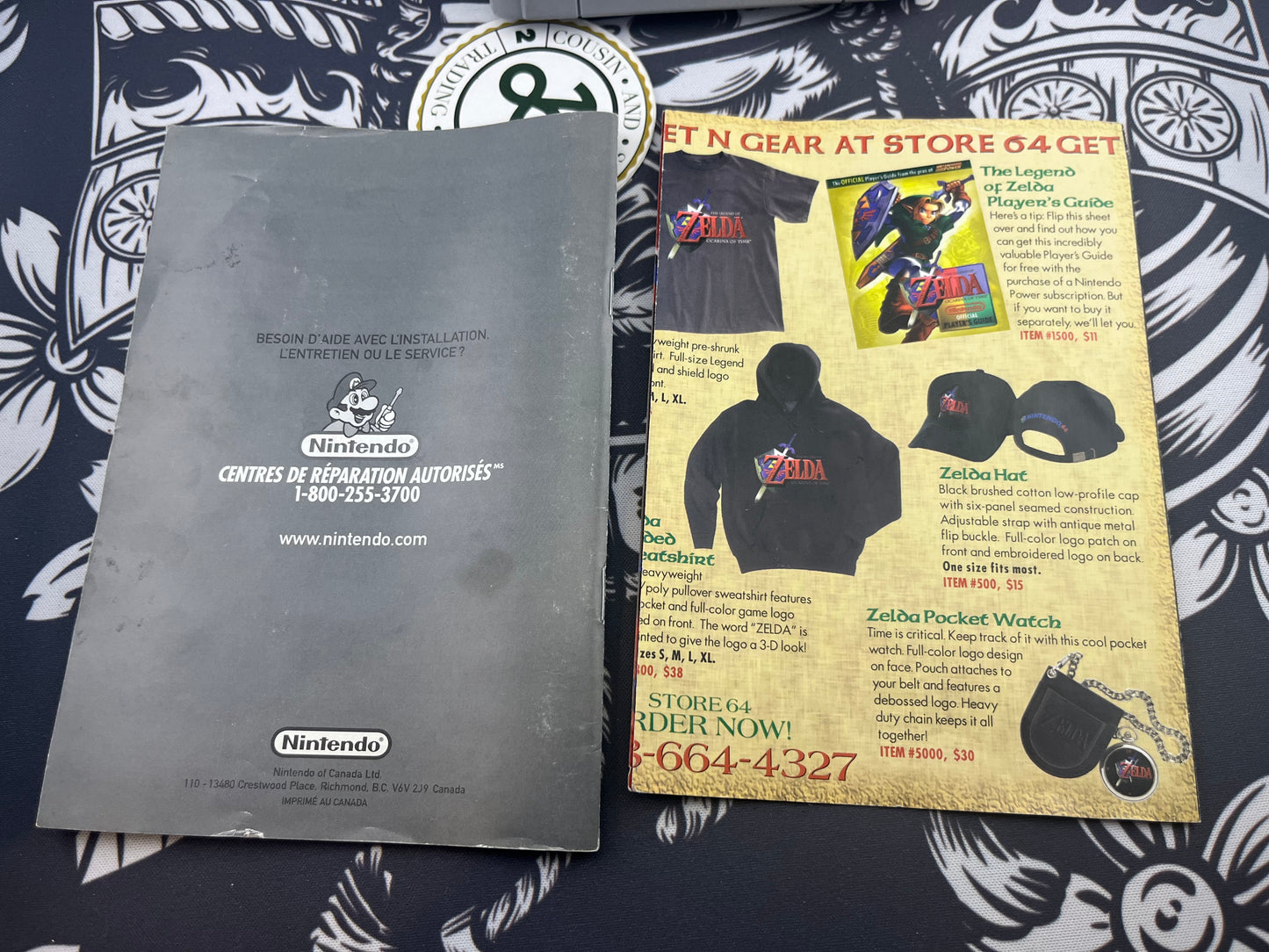 Zelda Ocarina of Time N64 CIB