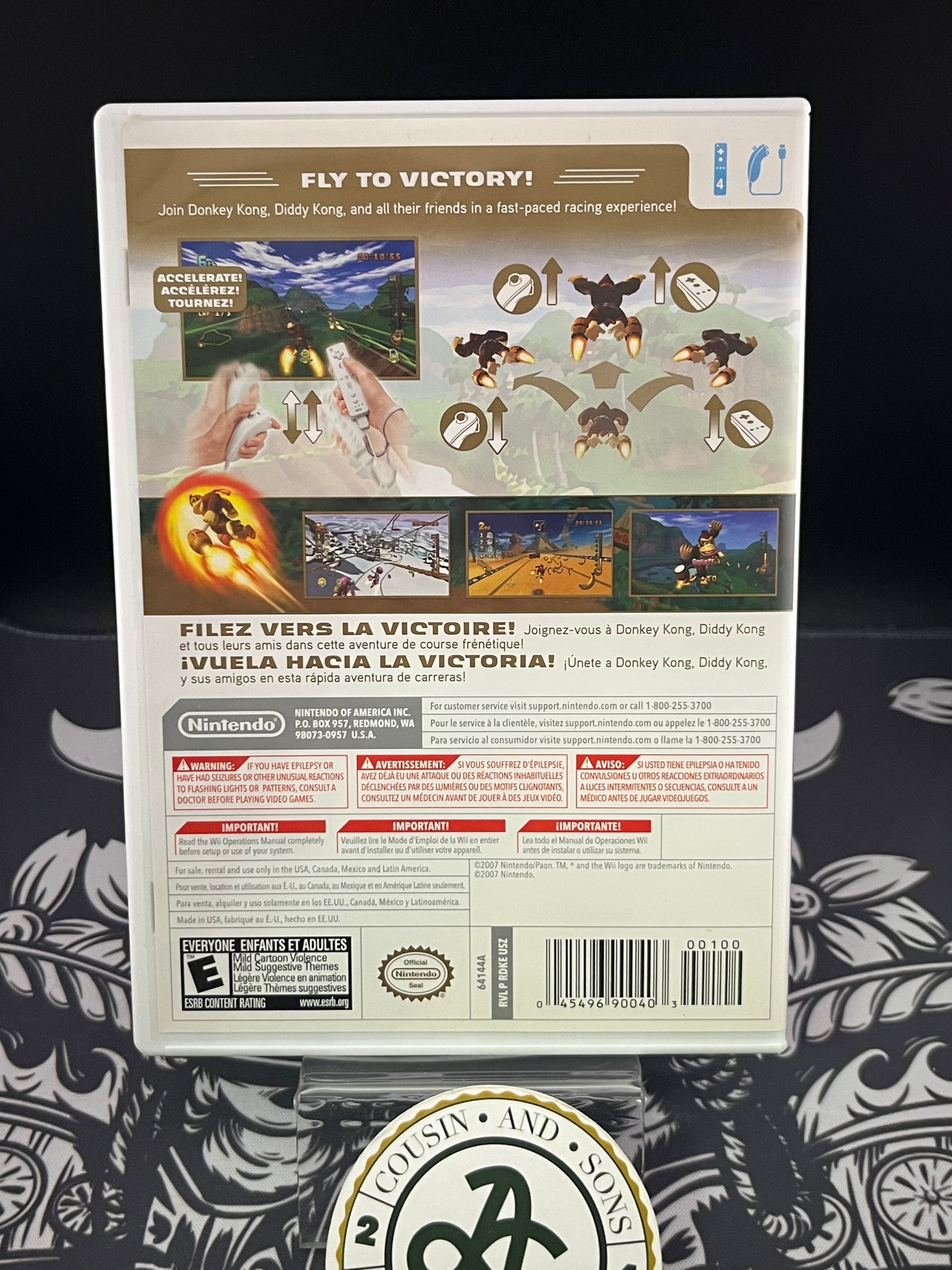 Donkey Kong Barrel Blast Wii No Manual