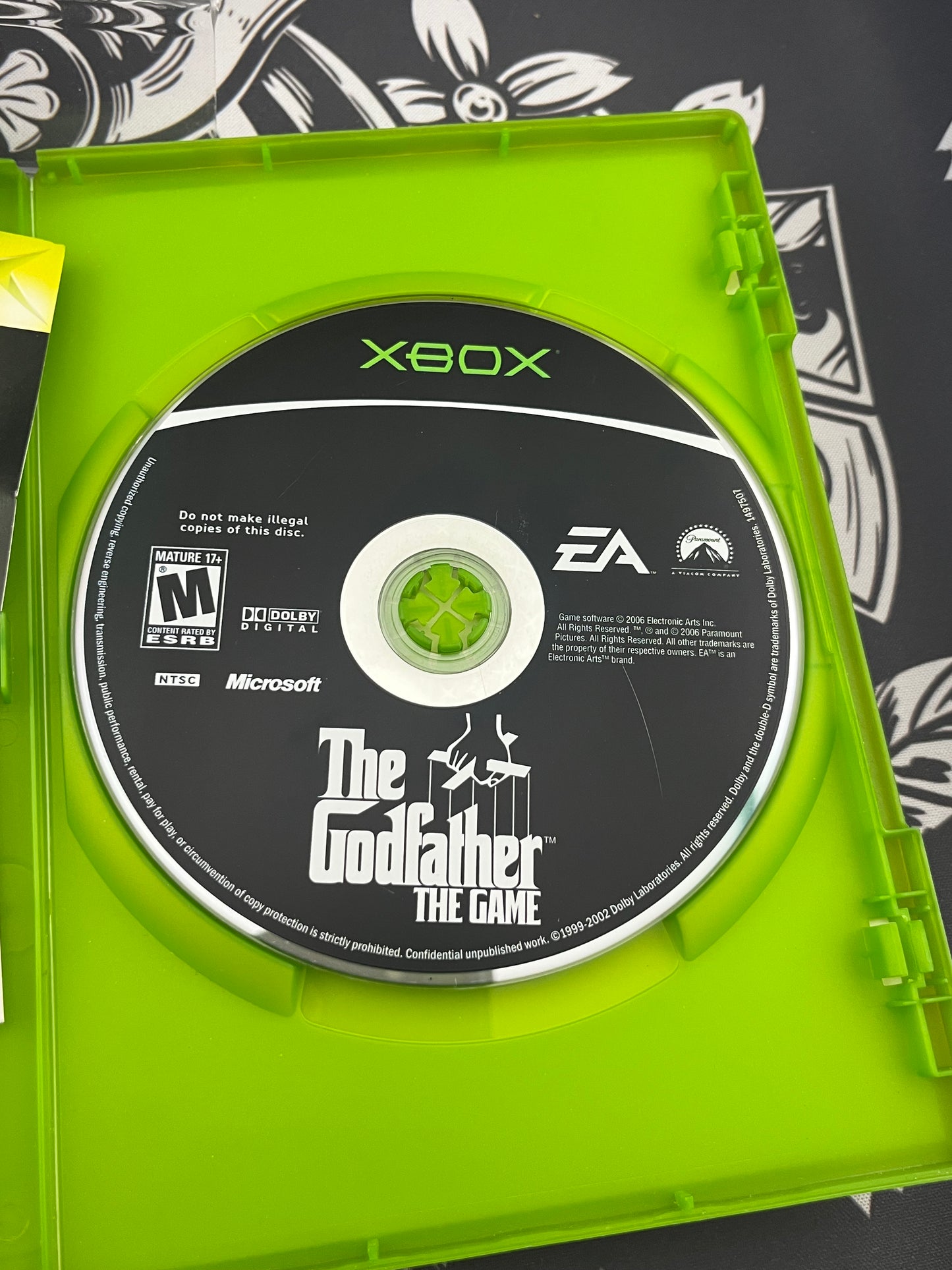 The Godfather The Game Xbox CIB