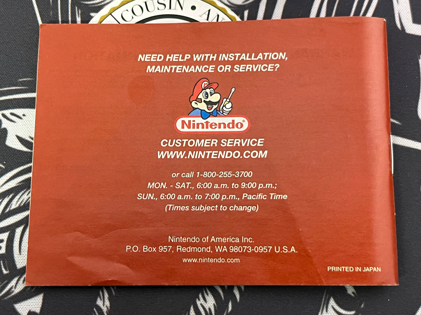 Pokémon Ruby GBA - Box and Manual