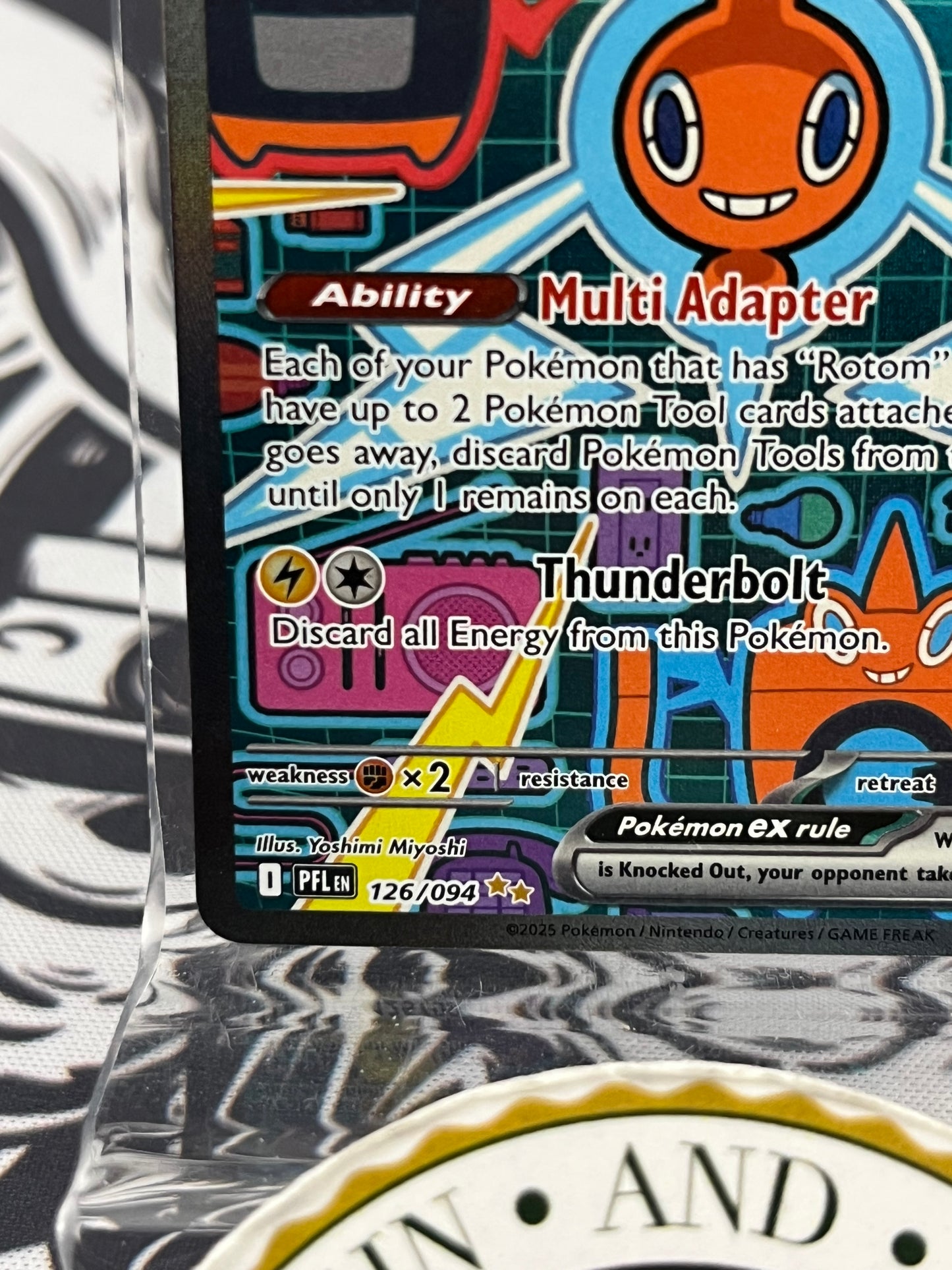 Rotom EX 126/094 Special Illustration Rare Near Mint