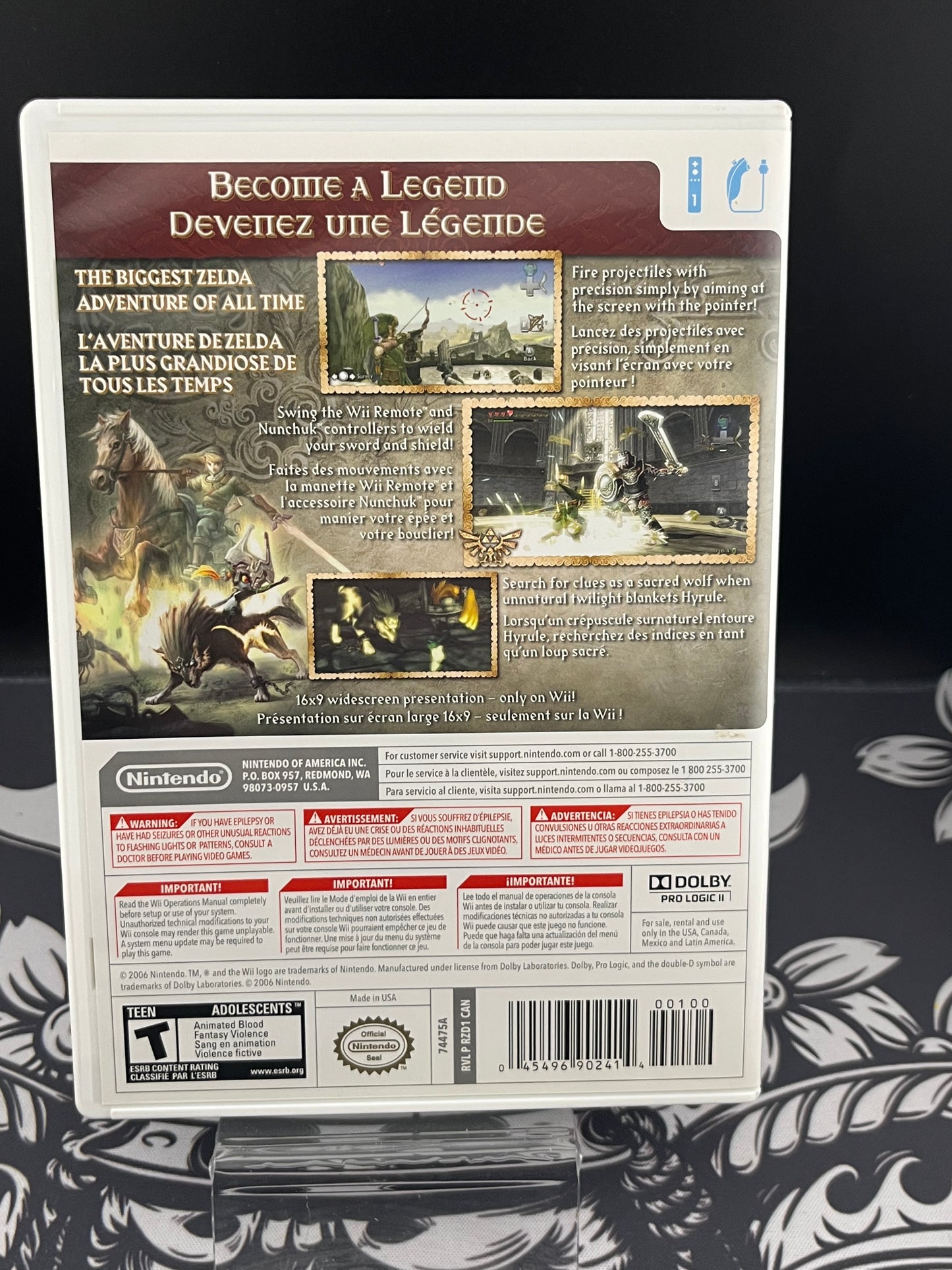 Zelda Twilight Princess NS Wii CIB