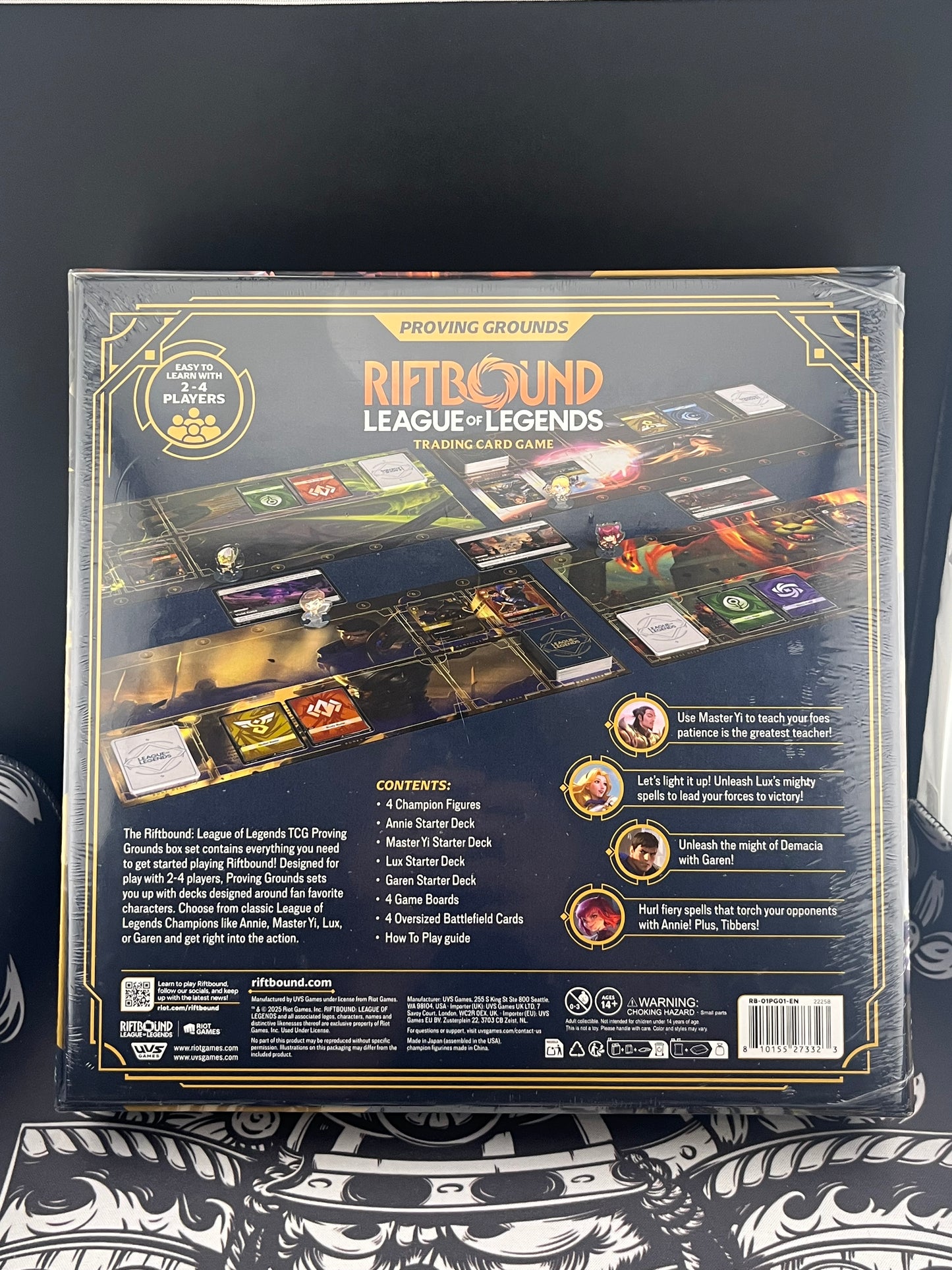 League of Legends Proving Grounds Board game