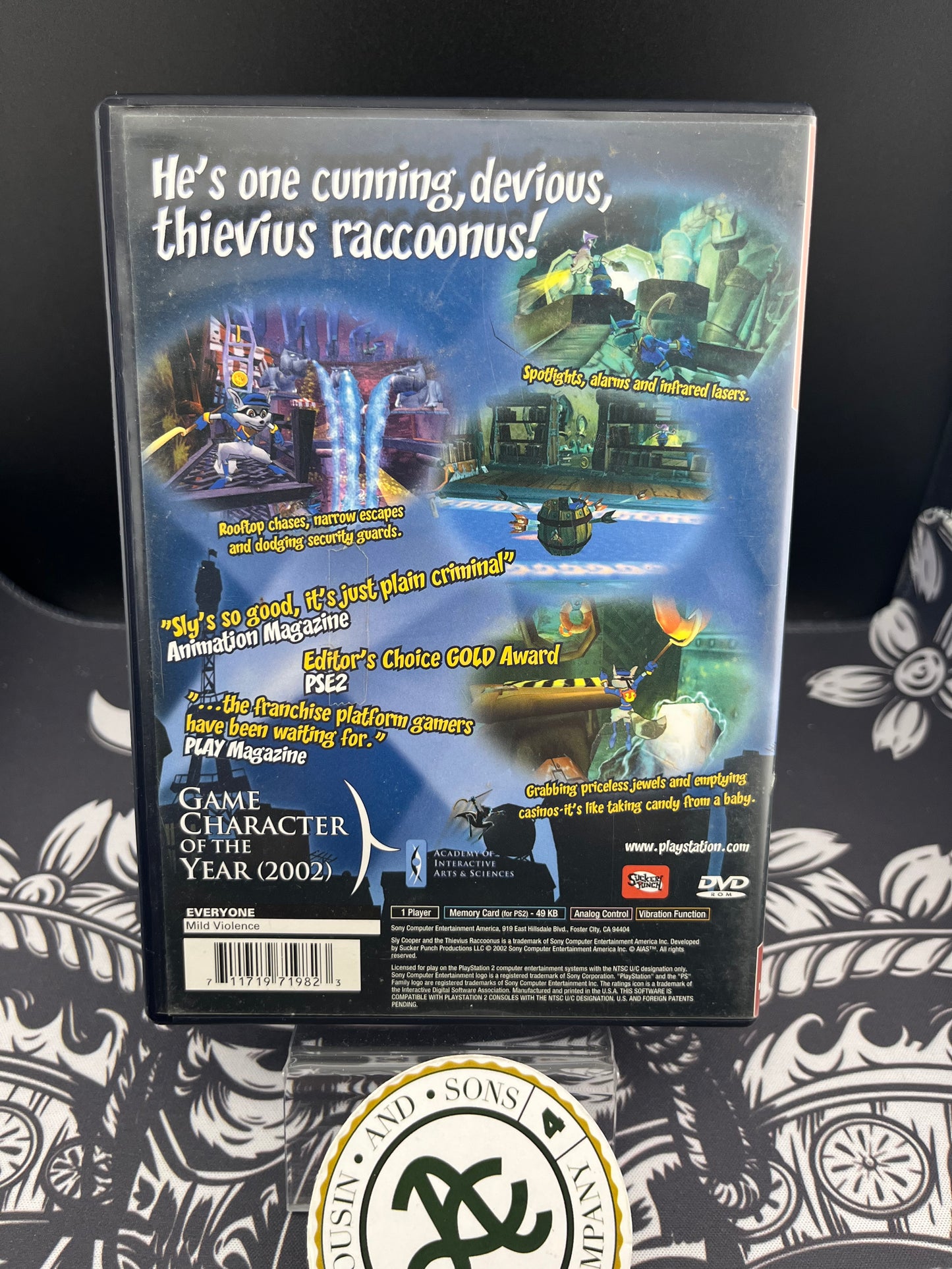 Sly Cooper and the Thievius Racconus Greatest Hits PS2 CIB