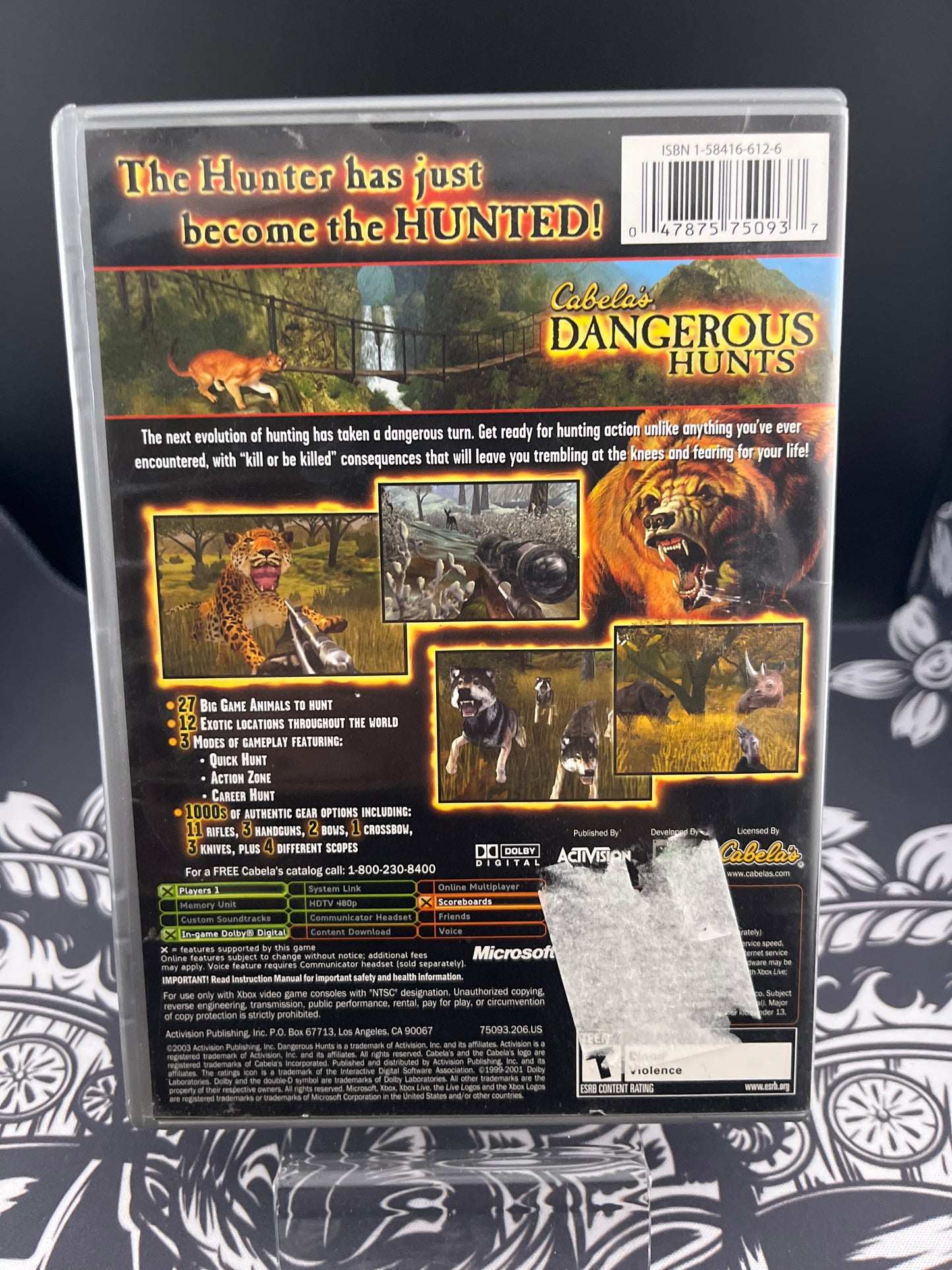 Cabela’s Dangerous Hunts Xbox Platinum Hits PH No Manual